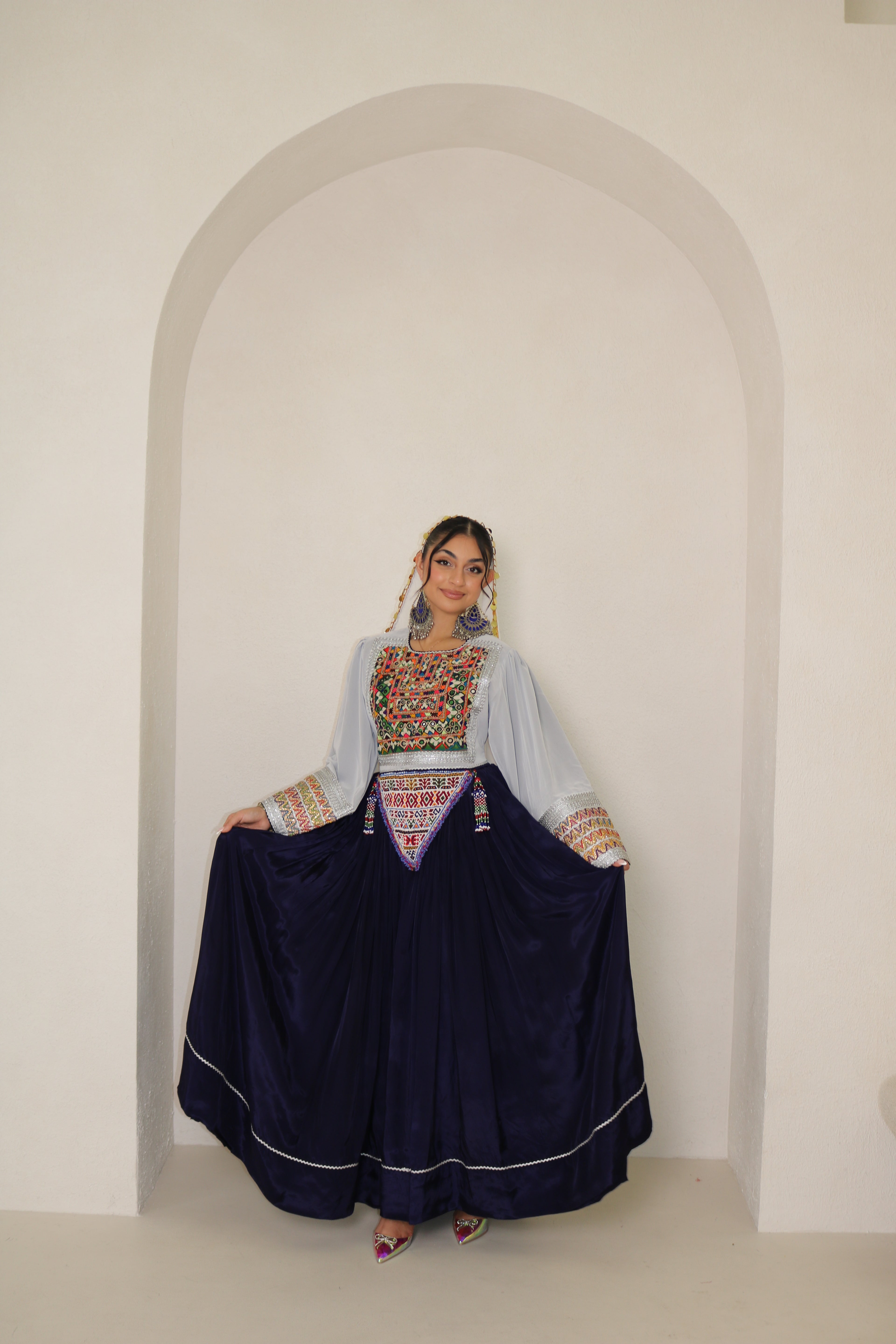 Gulrang Afghan Kuchi Dress