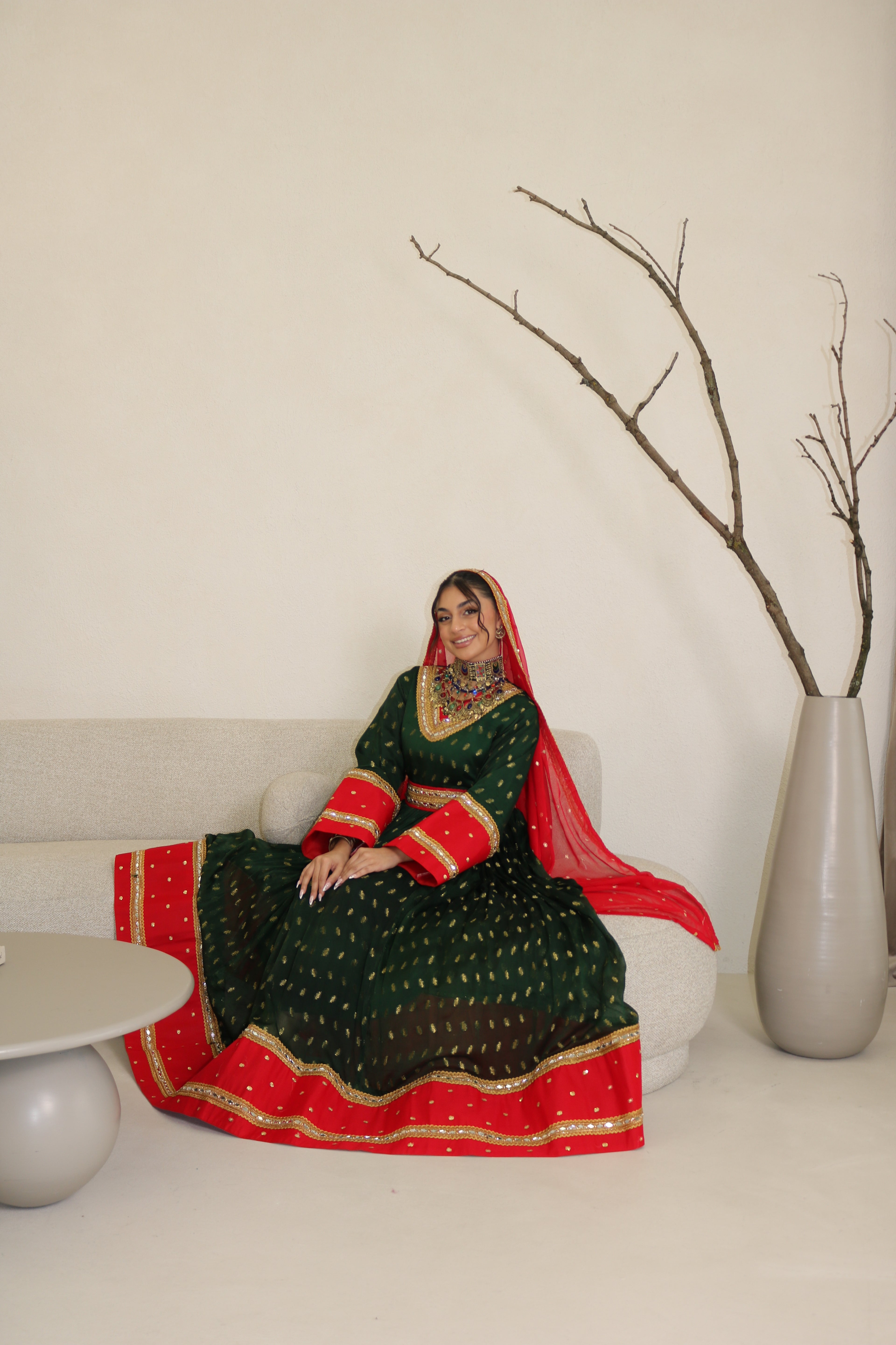 Mahira Afghan Kuchi Dress