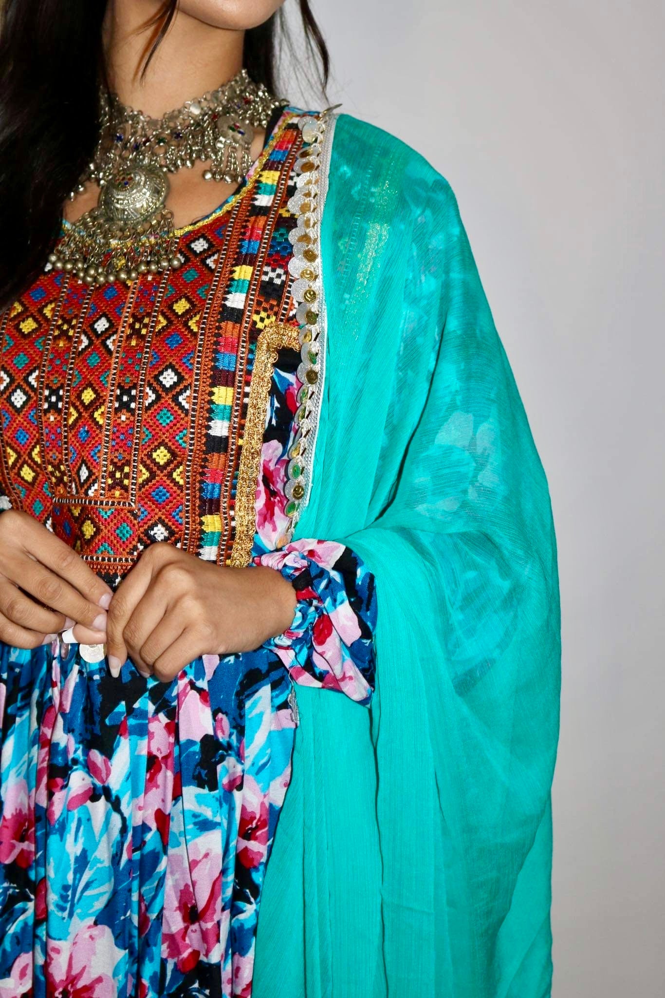 Gul Afghan Kuchi Dress