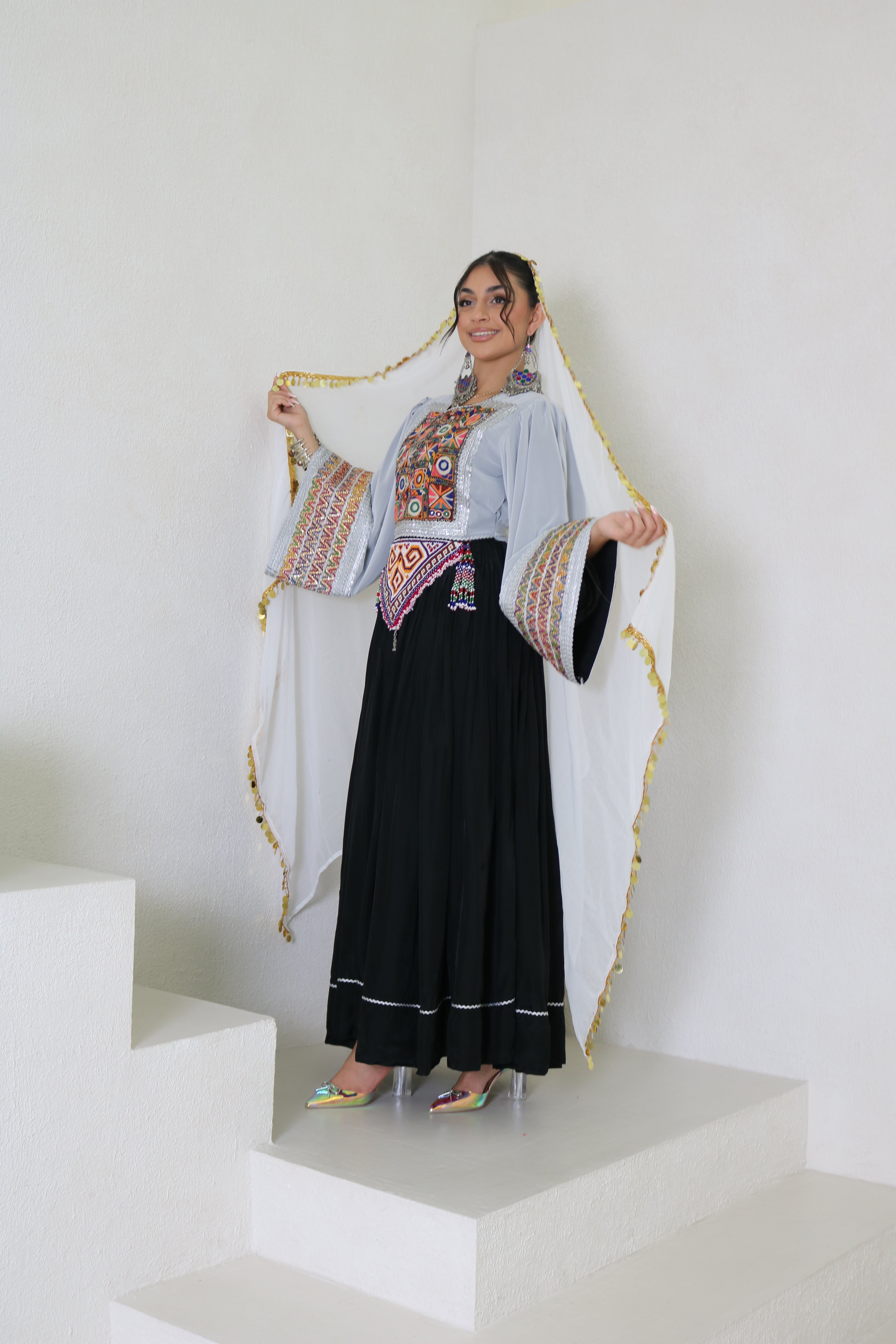 Gulrang Afghan Kuchi Dress