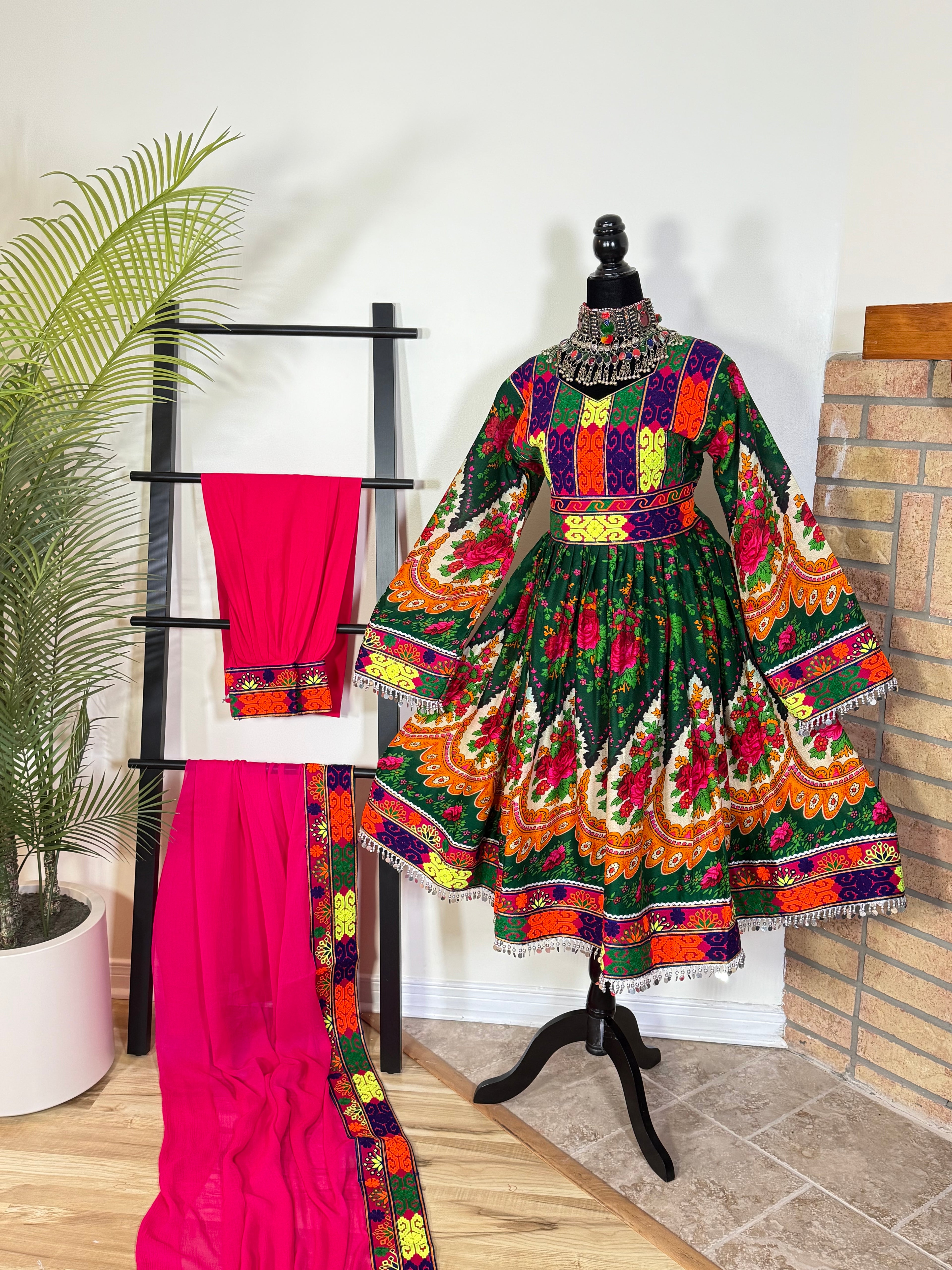 Wafaa Afghan Kuchi Dress 0563