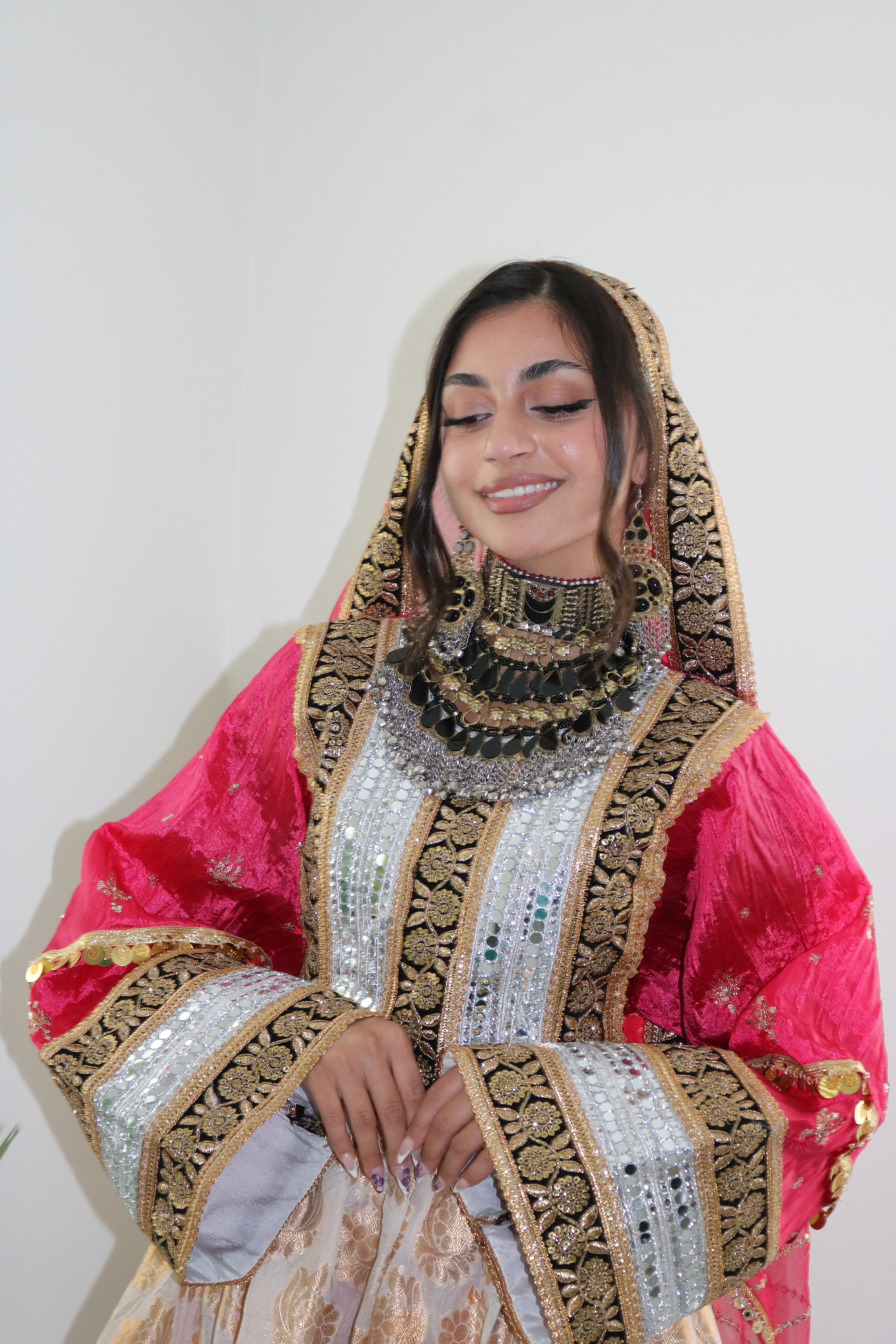 Afghan Kuchi Dress (pink)