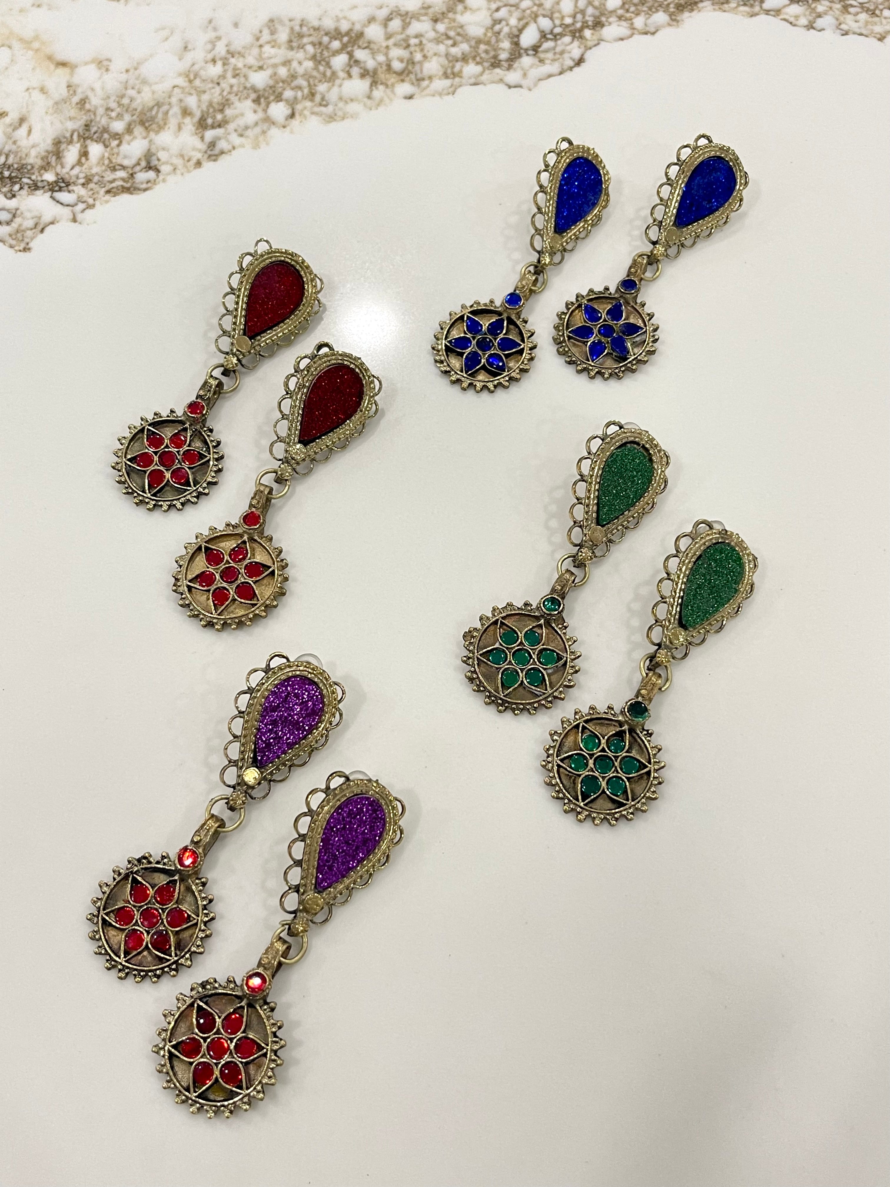 Afghan Antique Earrings 73
