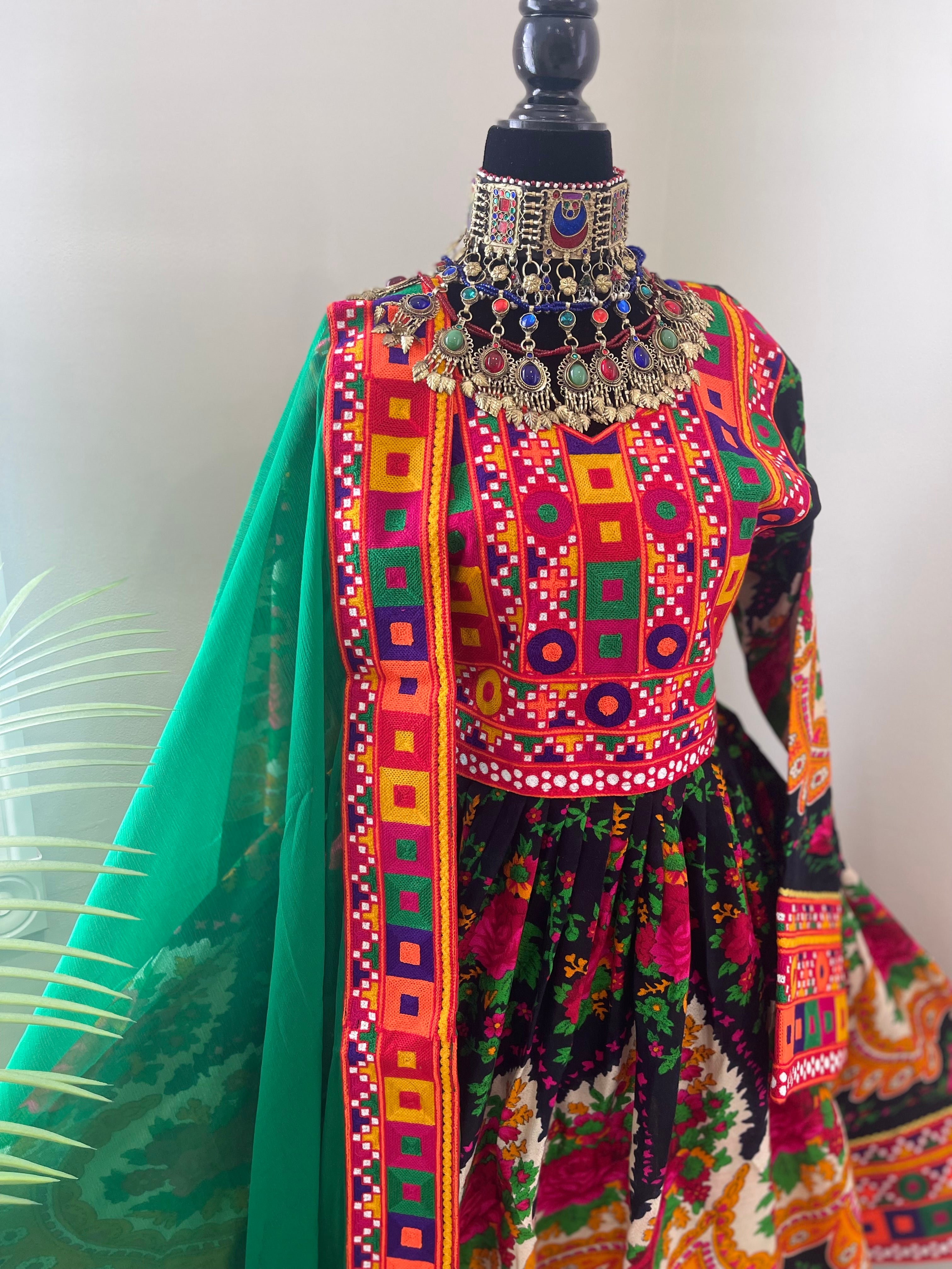 Wafaa Afghan Kuchi Dress 0513