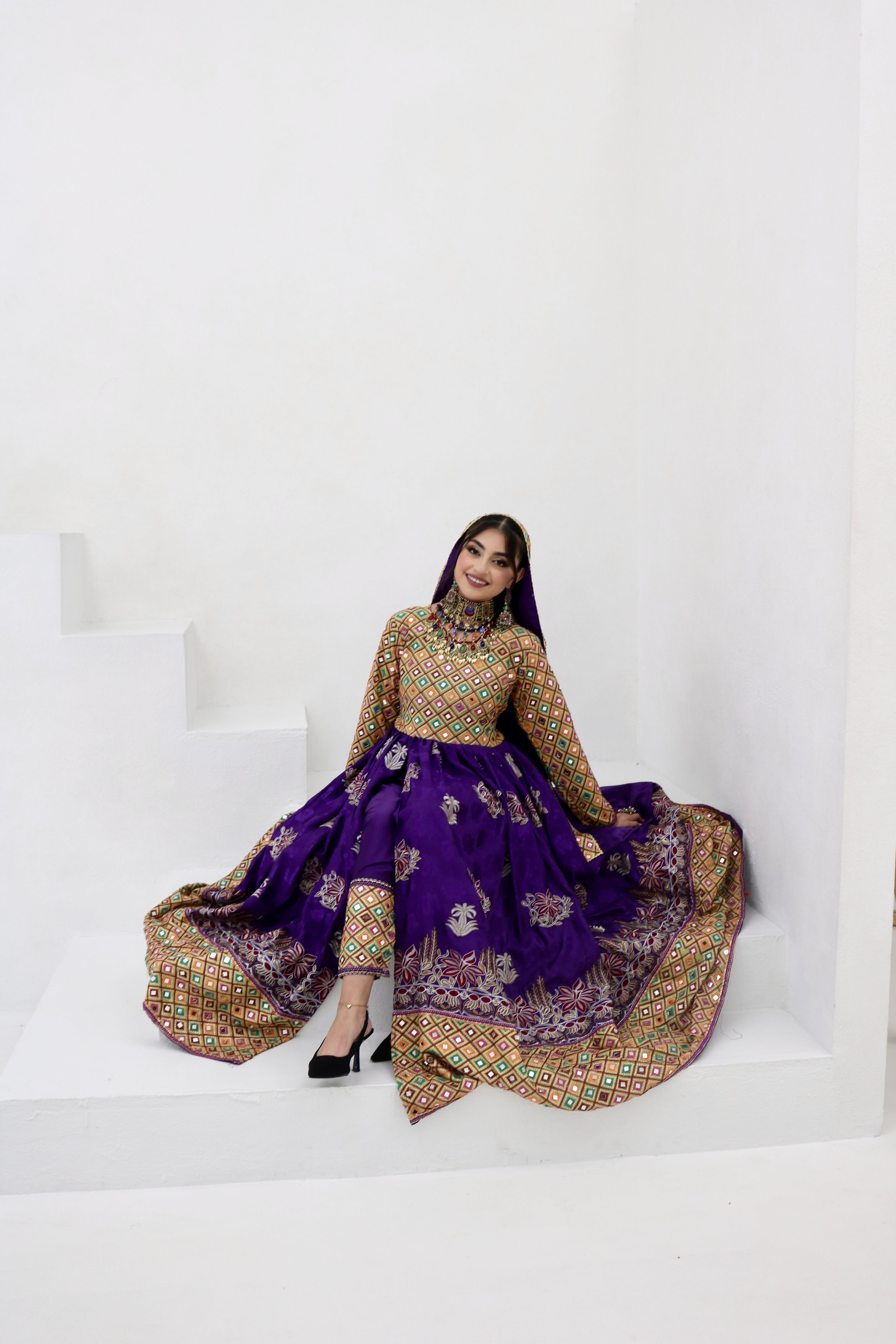 Moska Afghan Kuchi Dress
