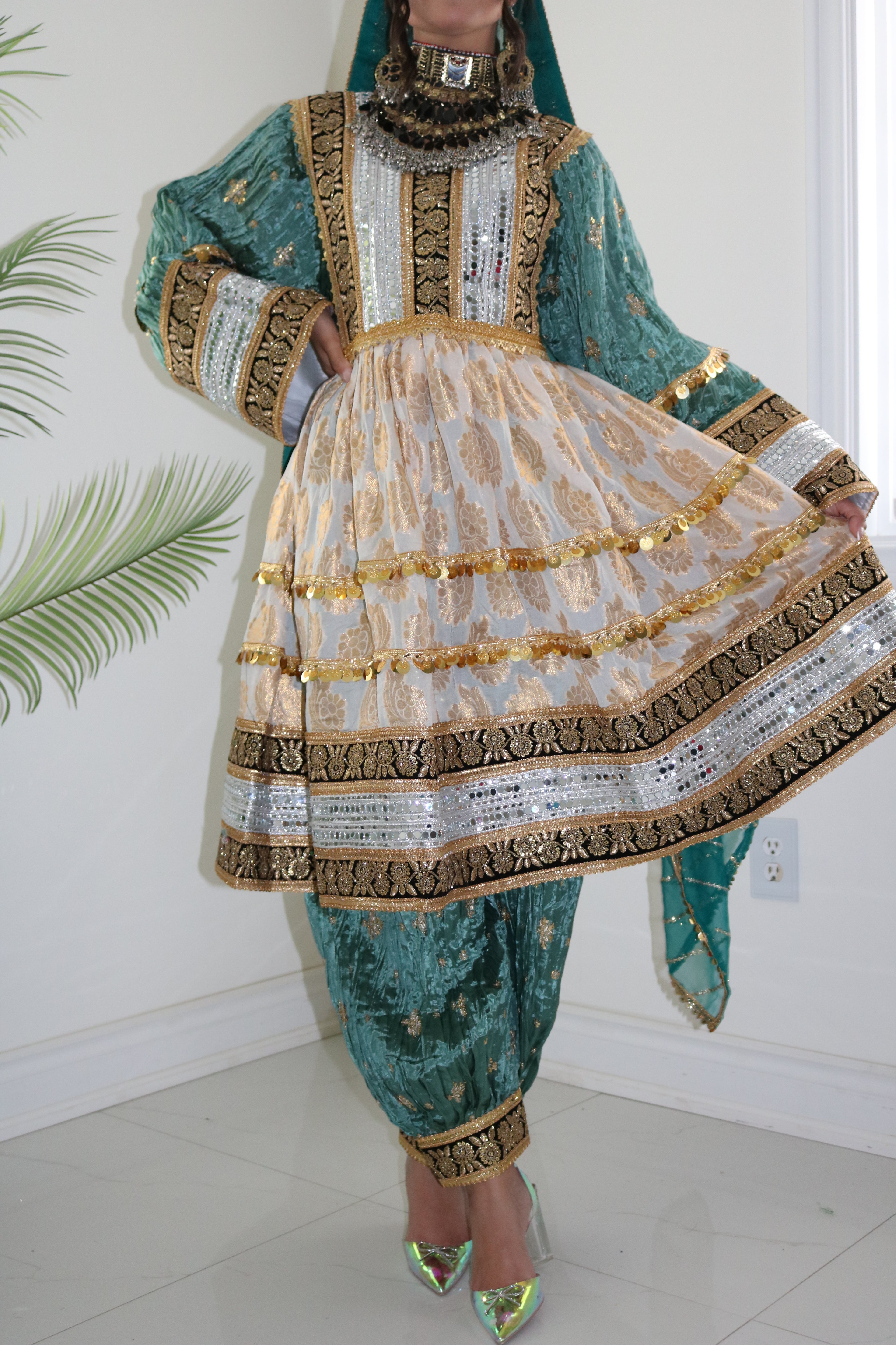 Afghan Kuchi Dress (blue)