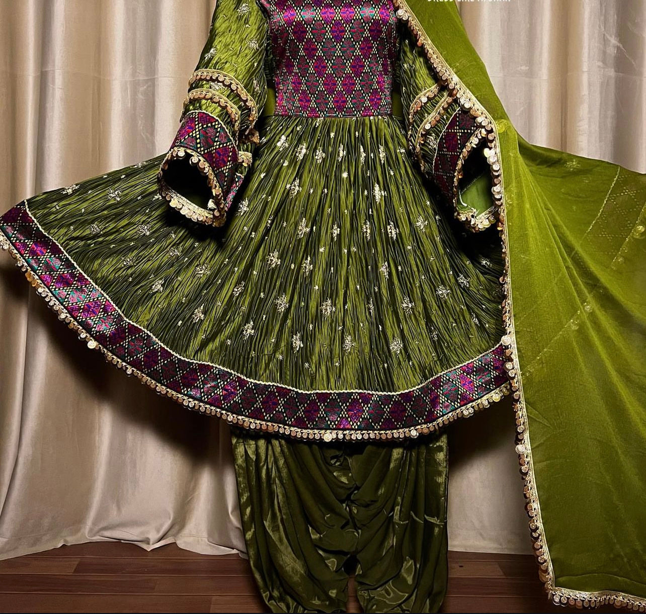 Marwa Afghan Kuchi Dress