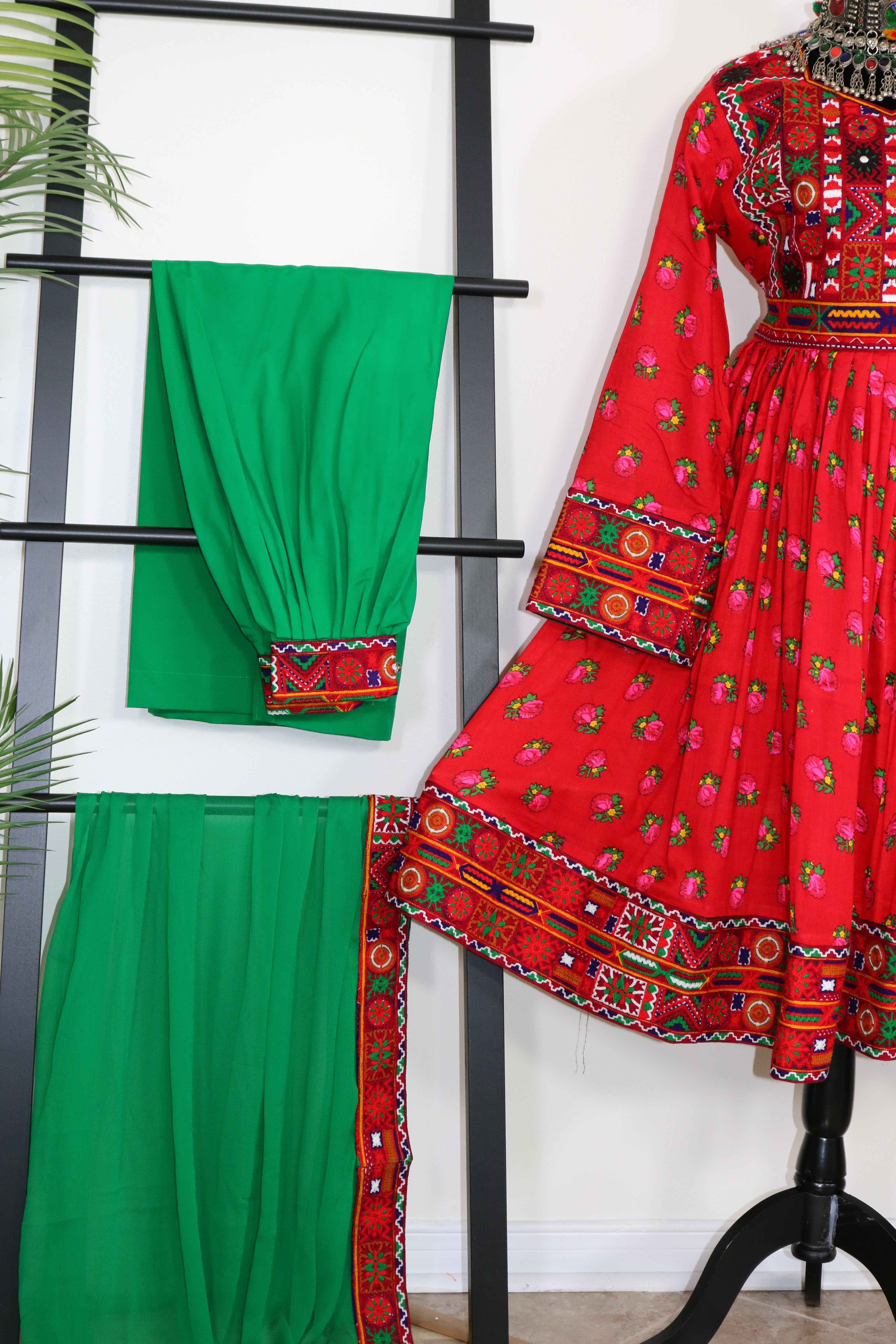 Wafaa Afghan Kuchi Dress 0566
