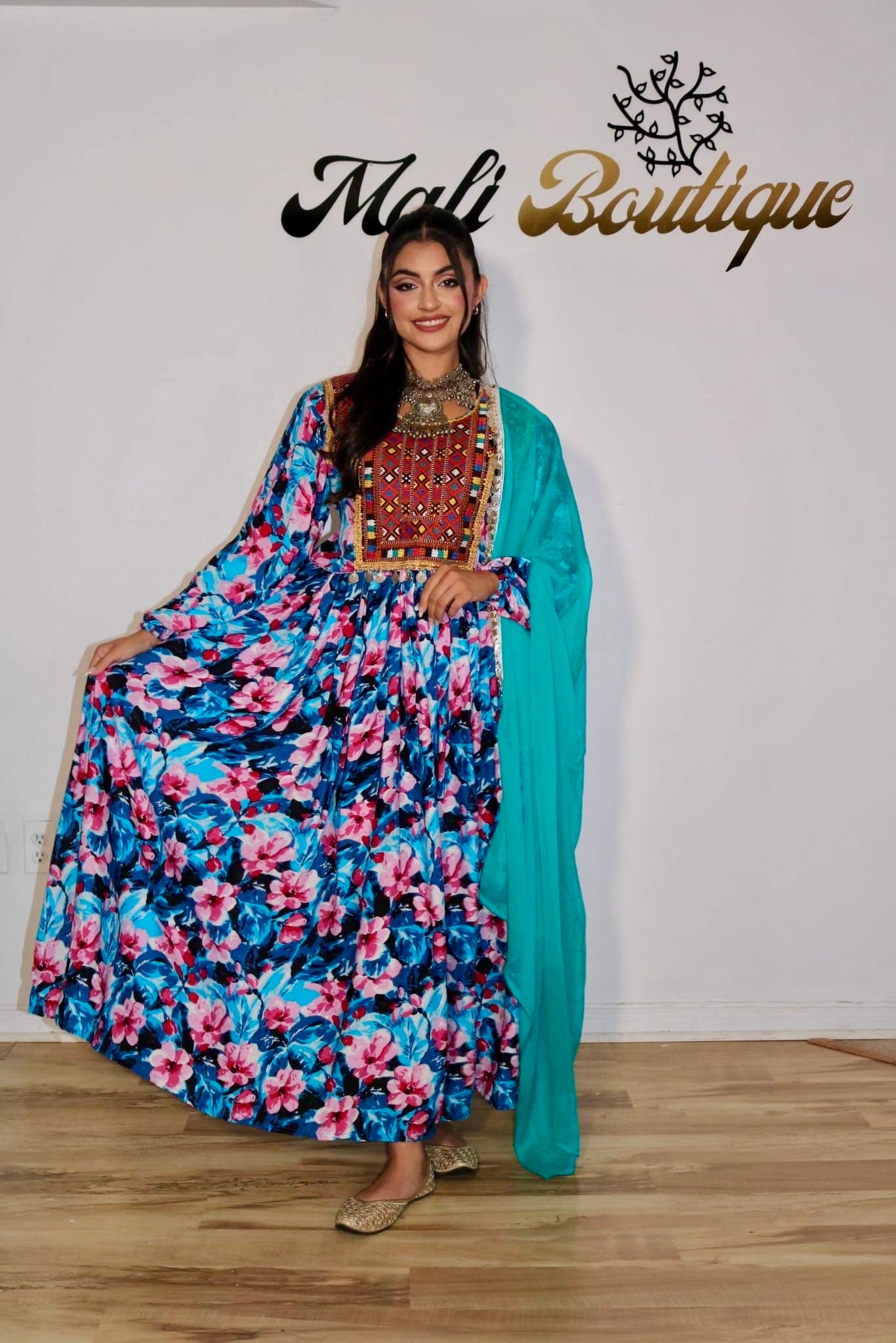 Gul Afghan Kuchi Dress