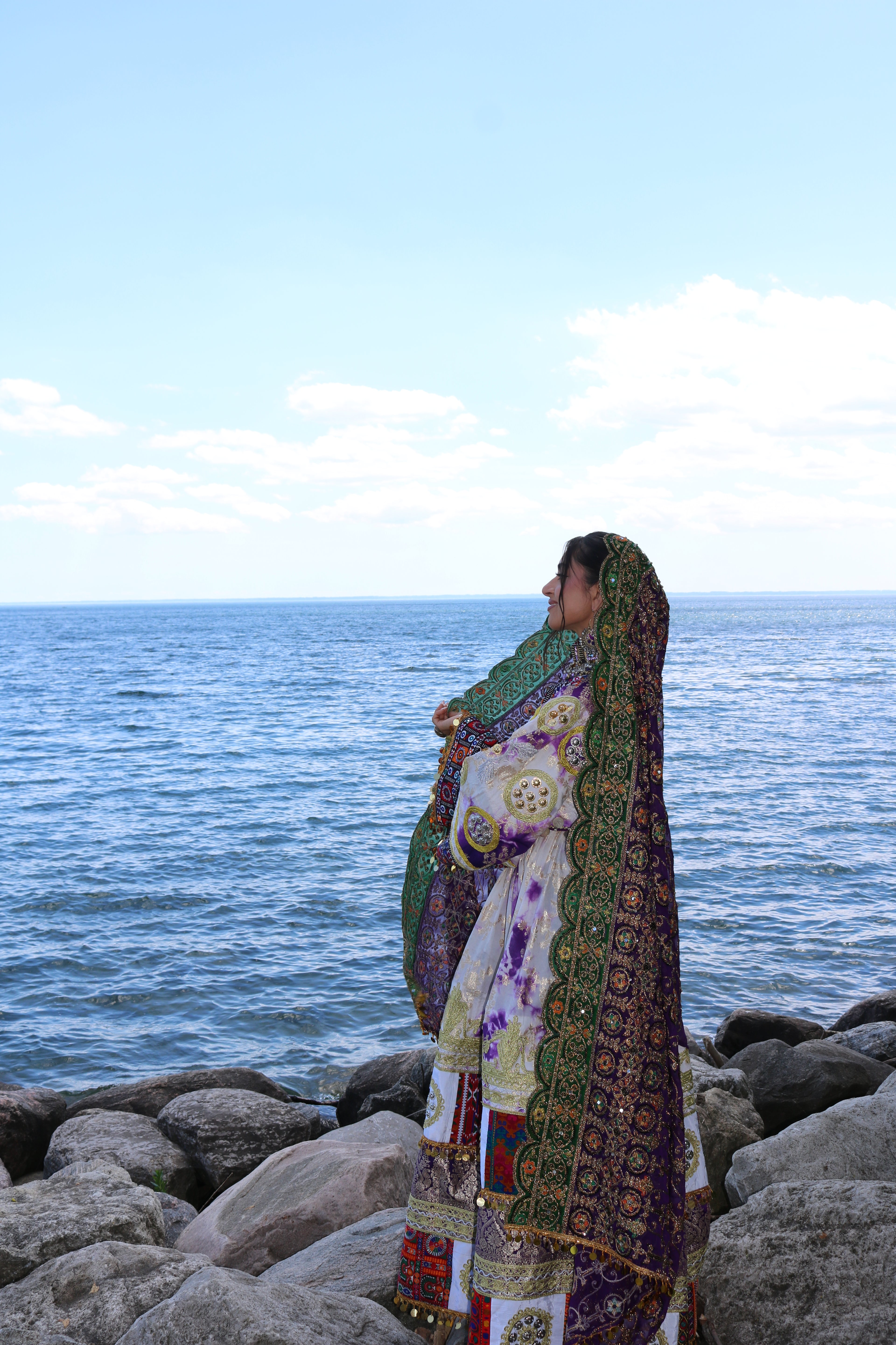 Afghan Kuchi Dress (purple)