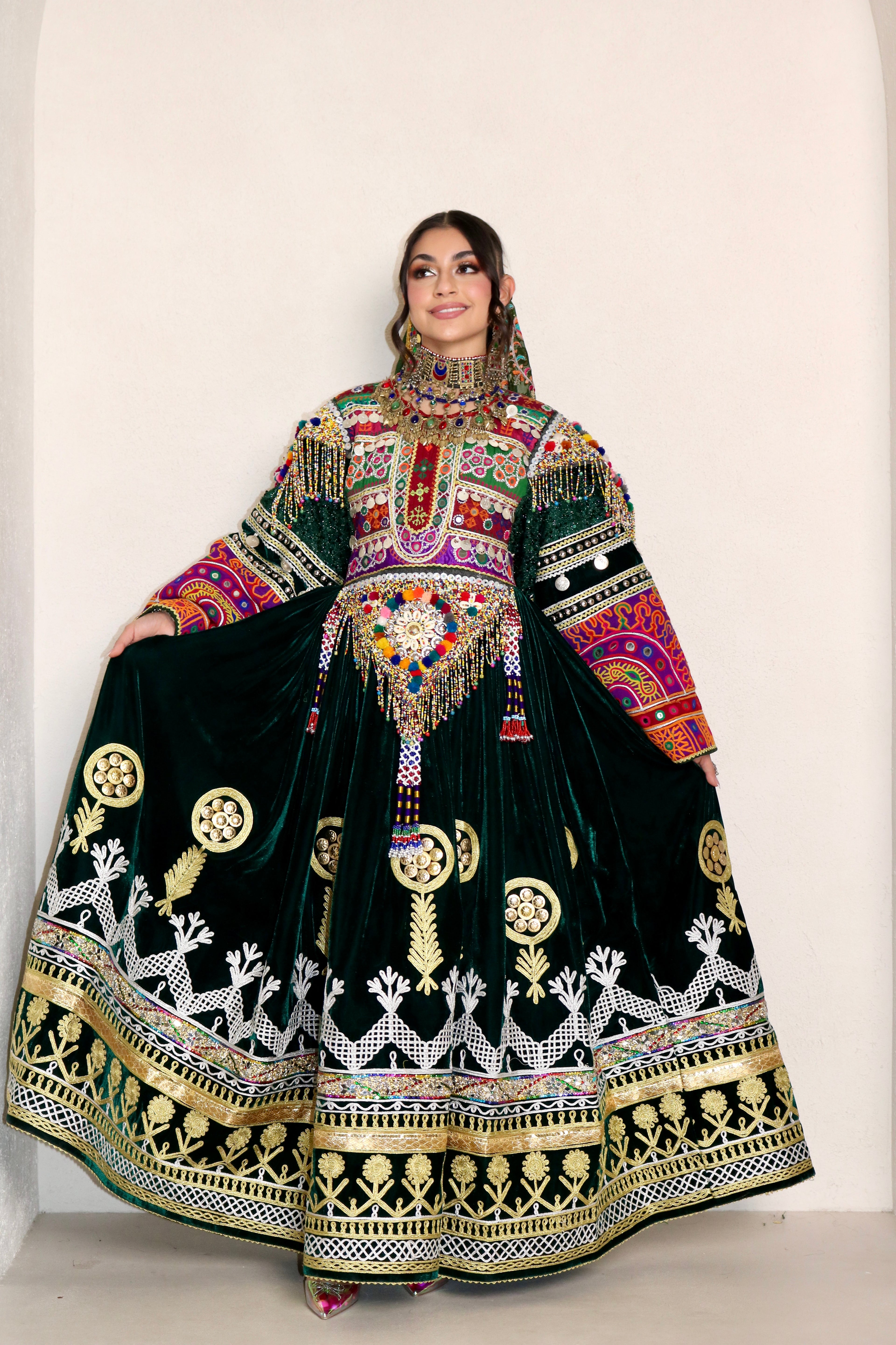 Sofia Afghan Kuchi Dress