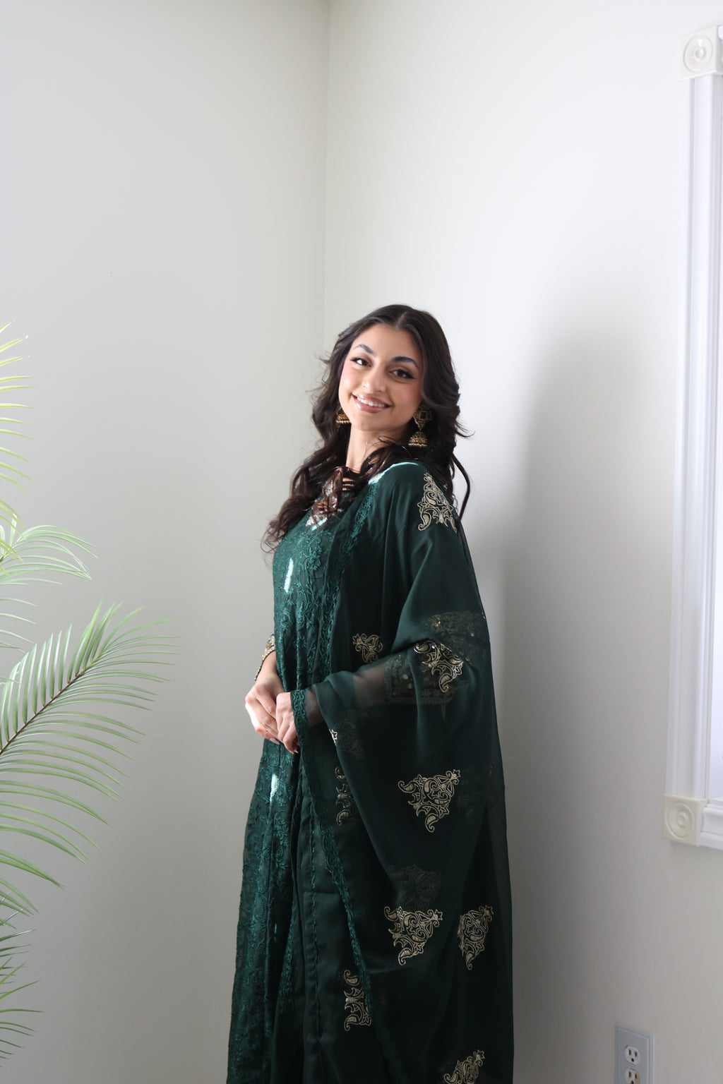 Green Kameez Salwar suit