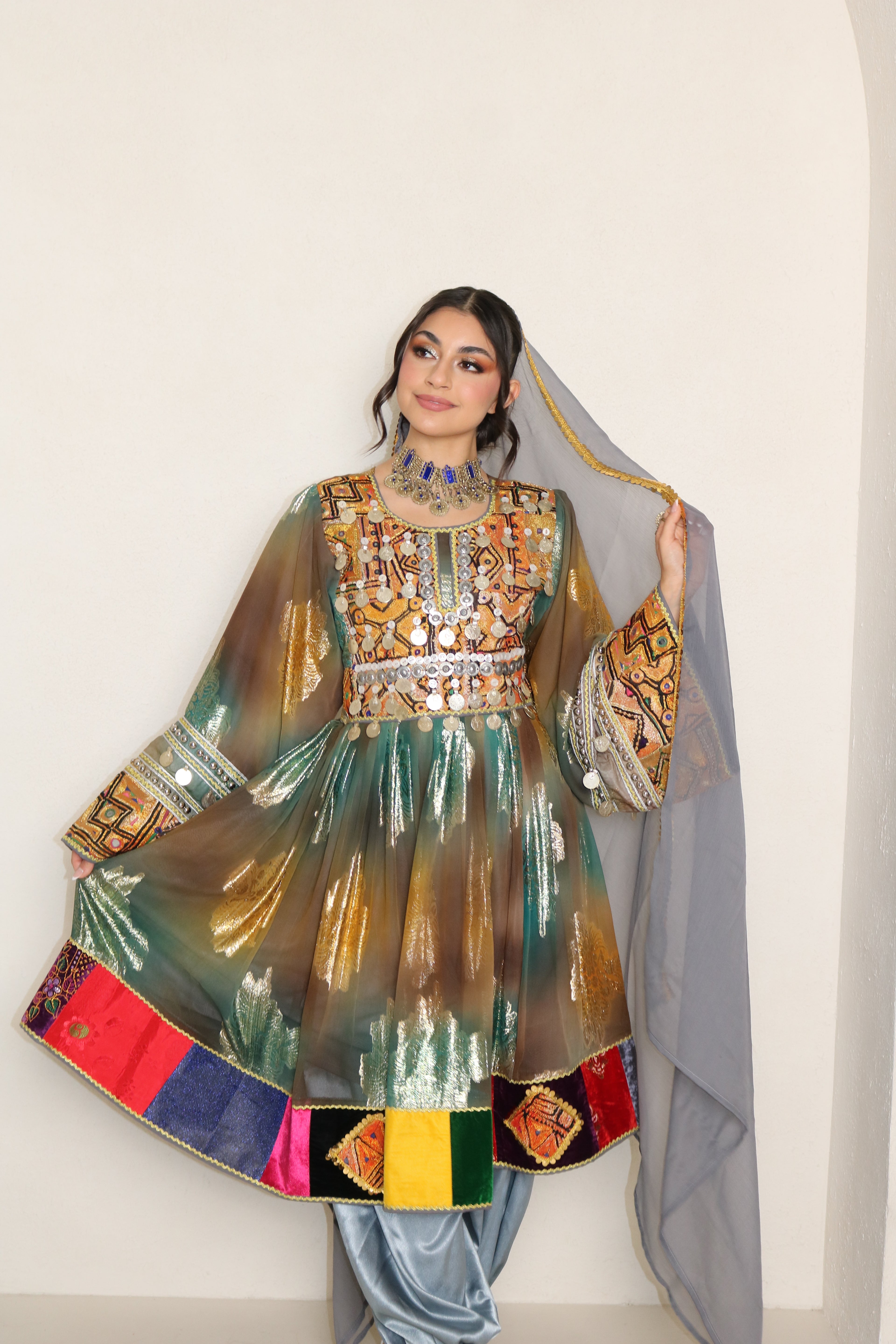 Nazanin Afghan Kuchi Dress