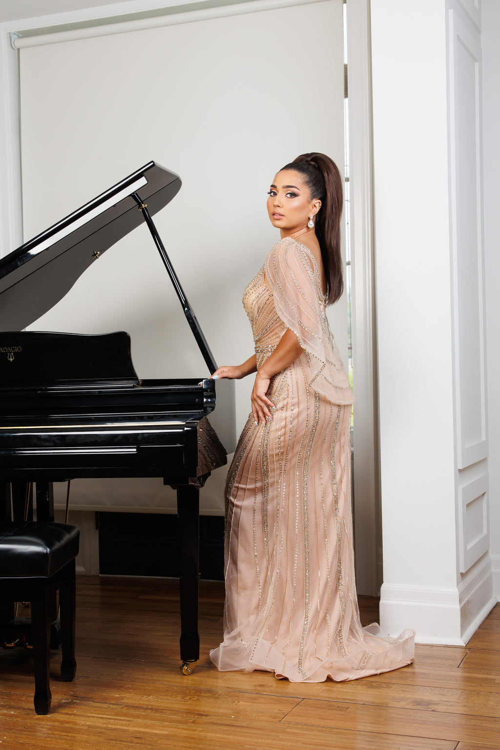 Beaded Evening Dress