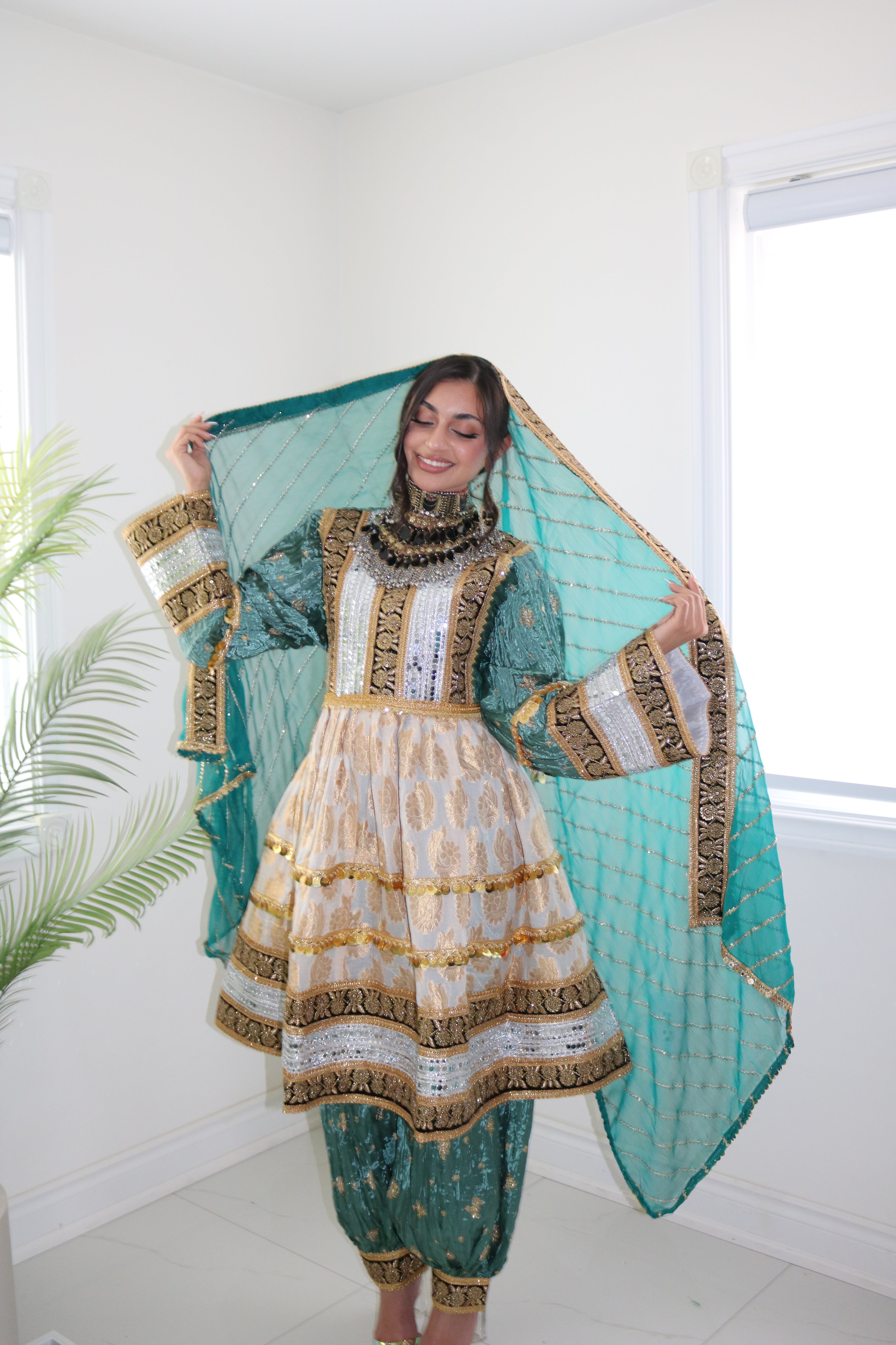 Afghan Kuchi Dress (blue)
