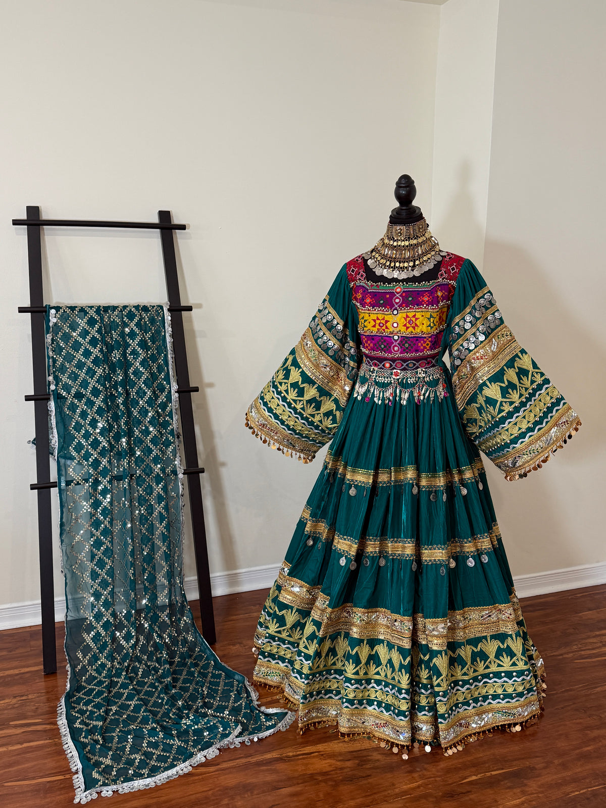 Huda Afghan Kuchi Dress