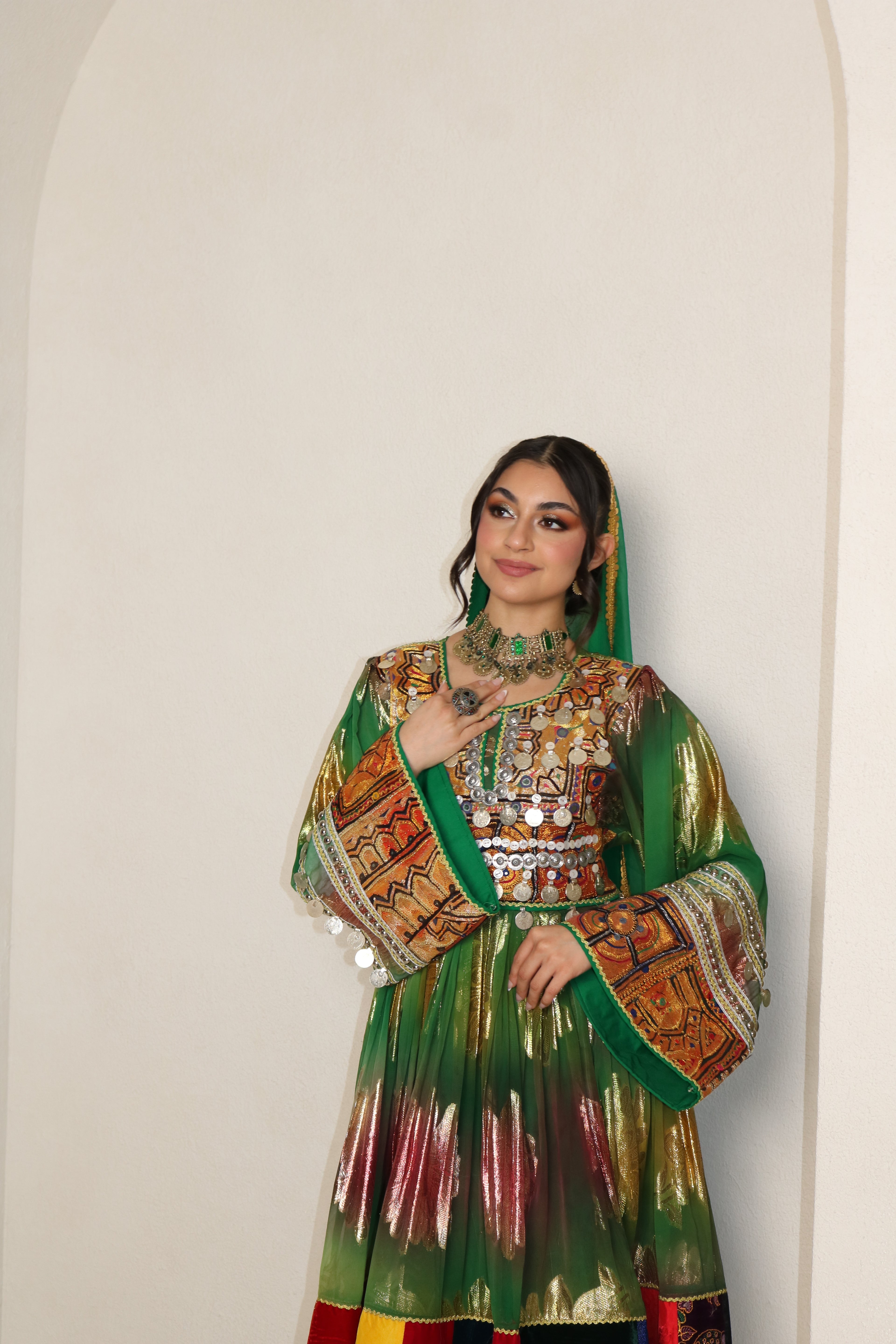 Nazanin Afghan Kuchi Dress