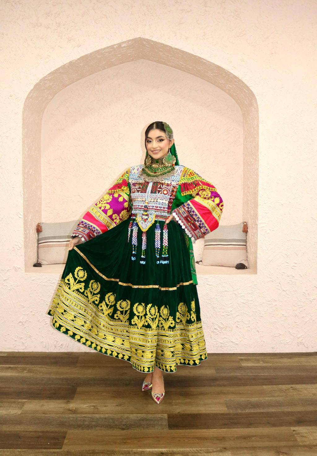 Farzaneh Afghan Kuchi Dress