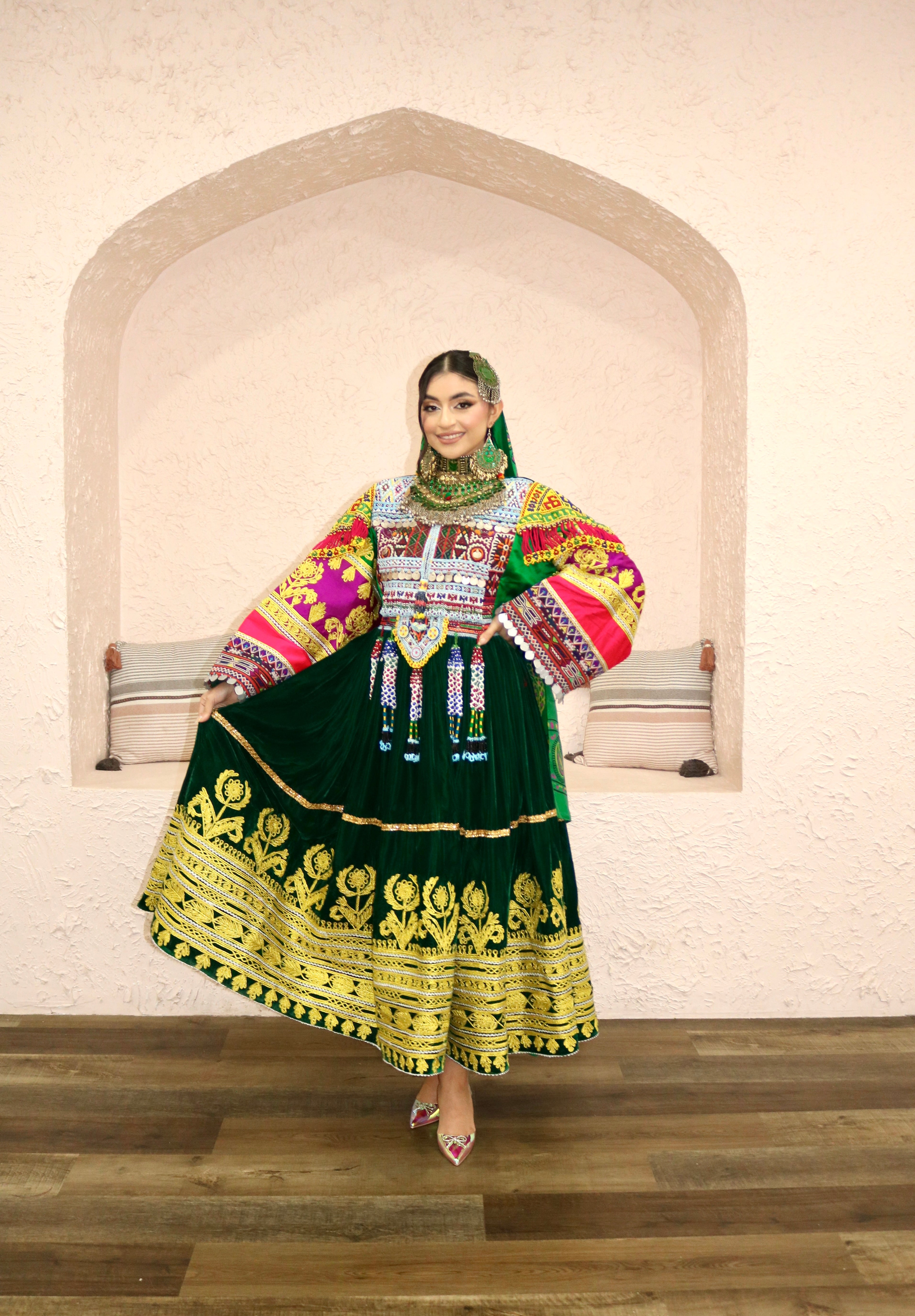 Farzaneh Afghan Kuchi Dress