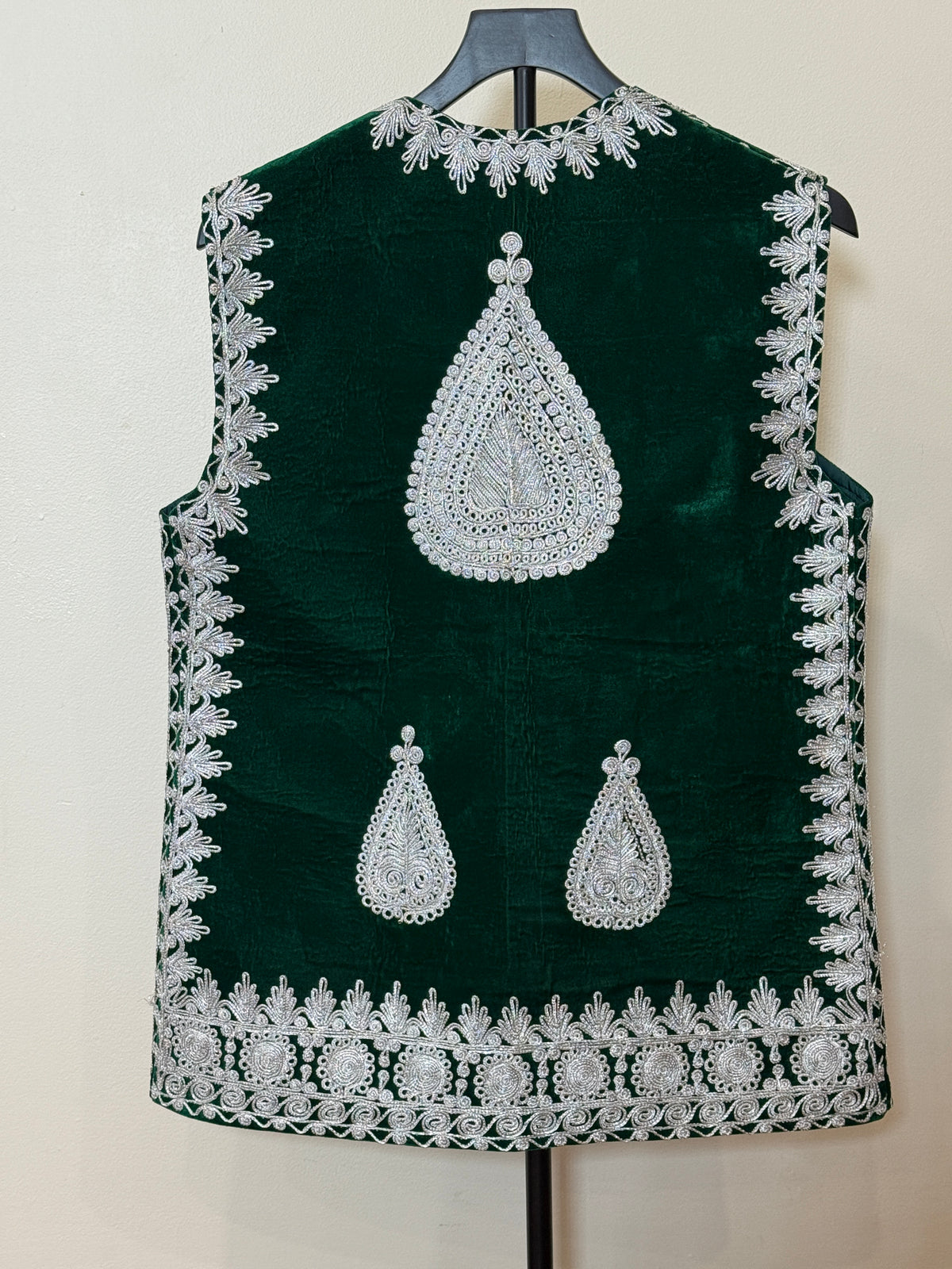 Afghan Kuchi Dress vest green