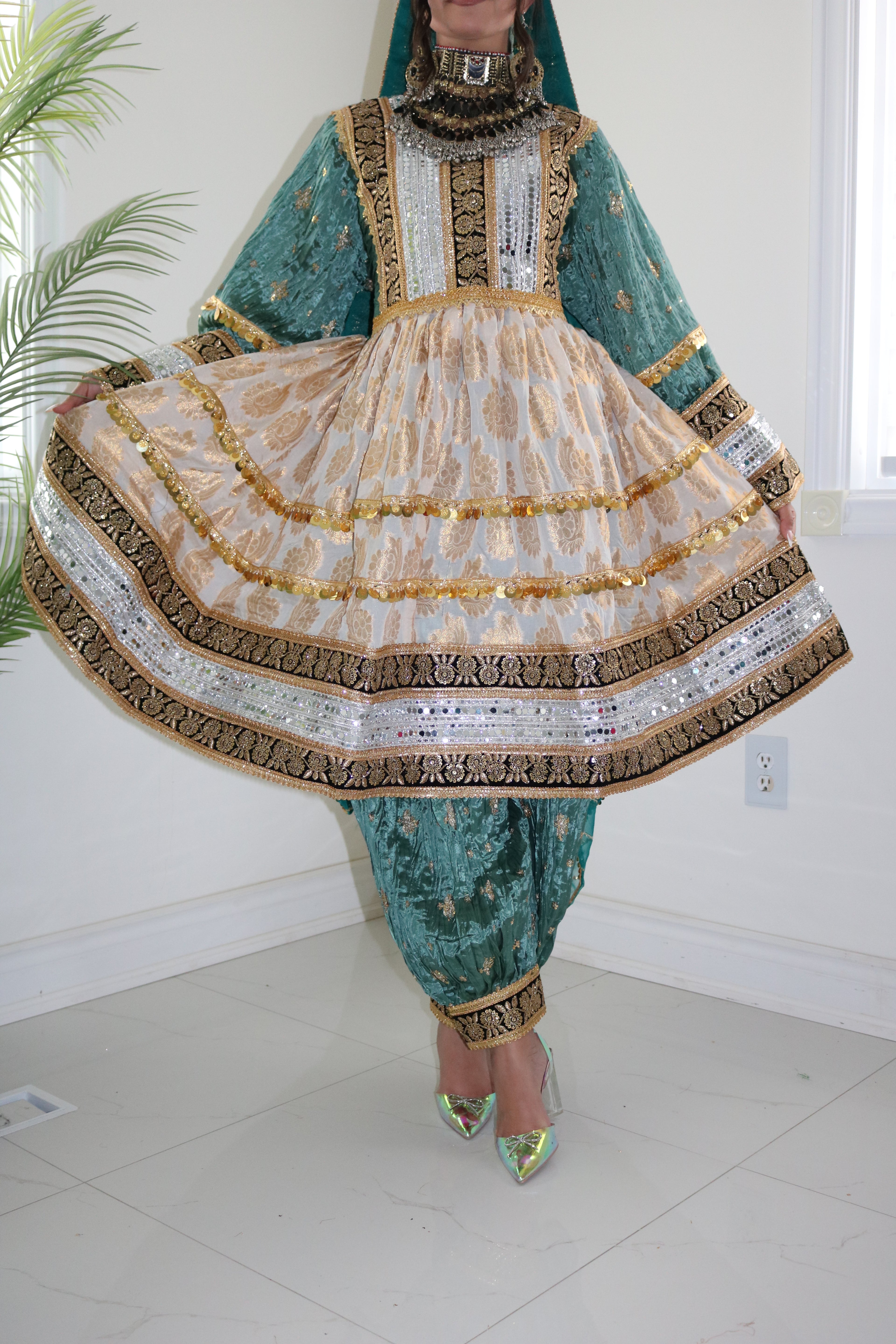 Afghan Kuchi Dress (blue)