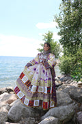 Afghan Kuchi Dress (purple)
