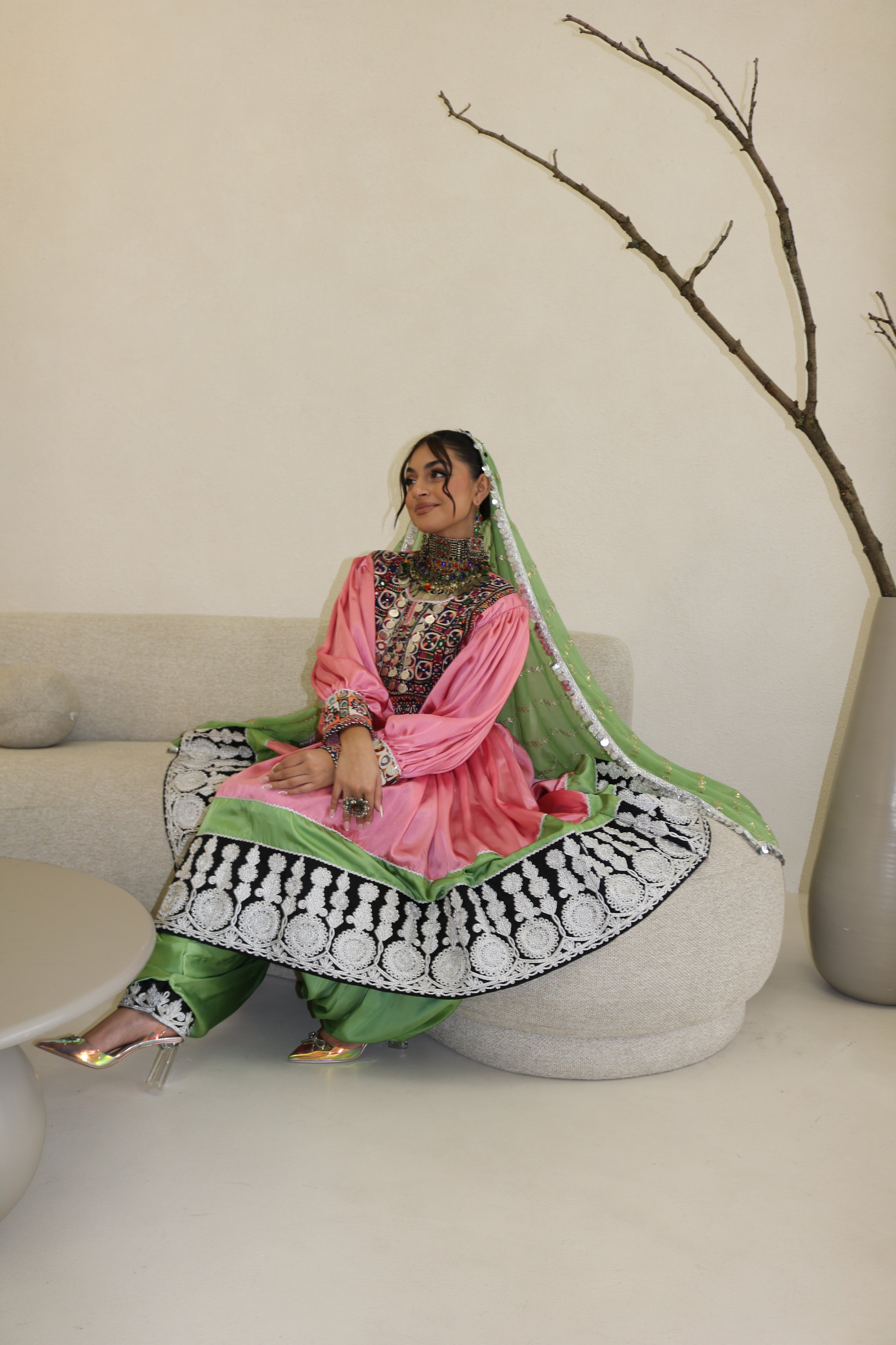Latifa Afghan Kuchi Dress