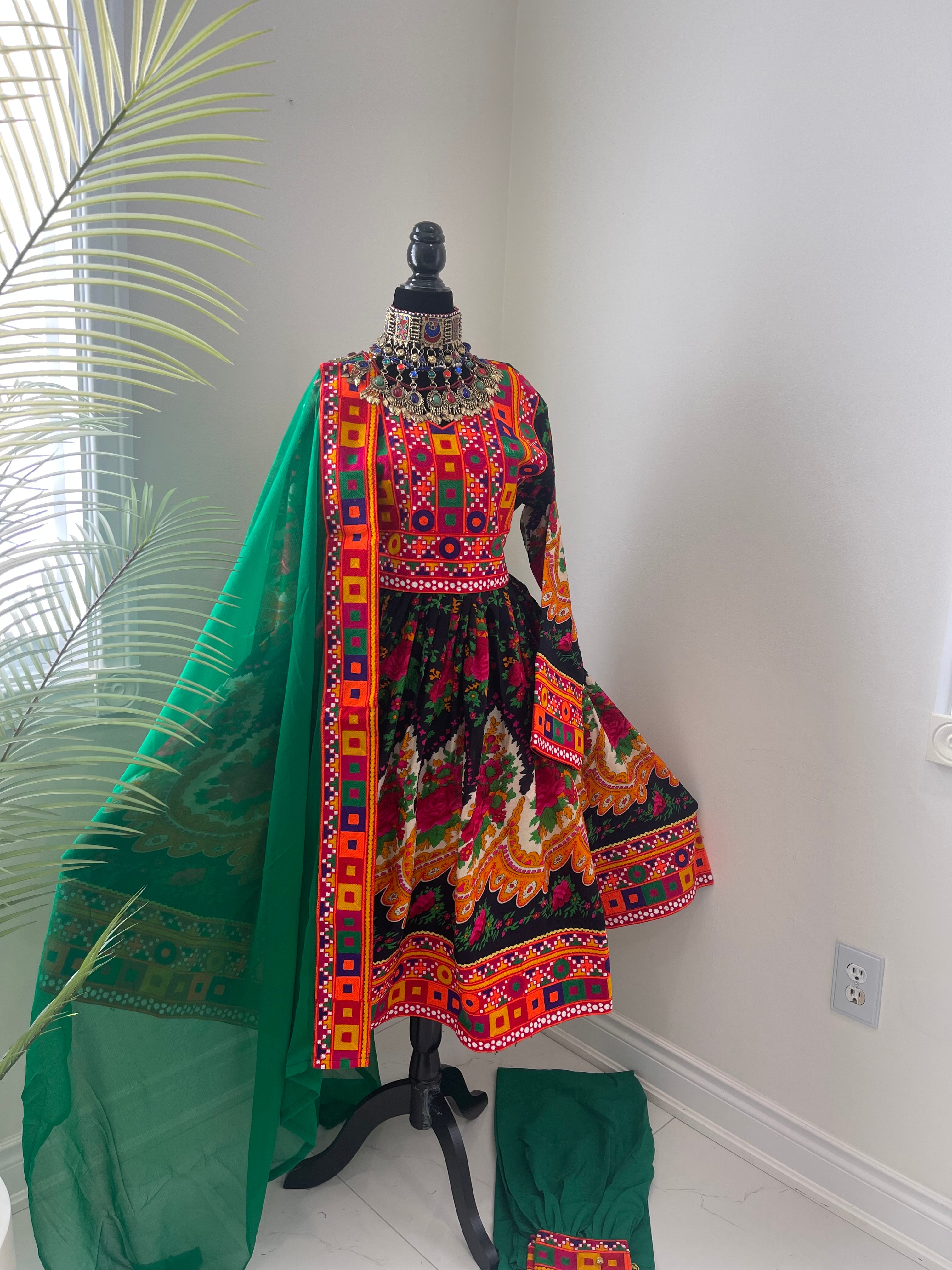 Wafaa Afghan Kuchi Dress 0513