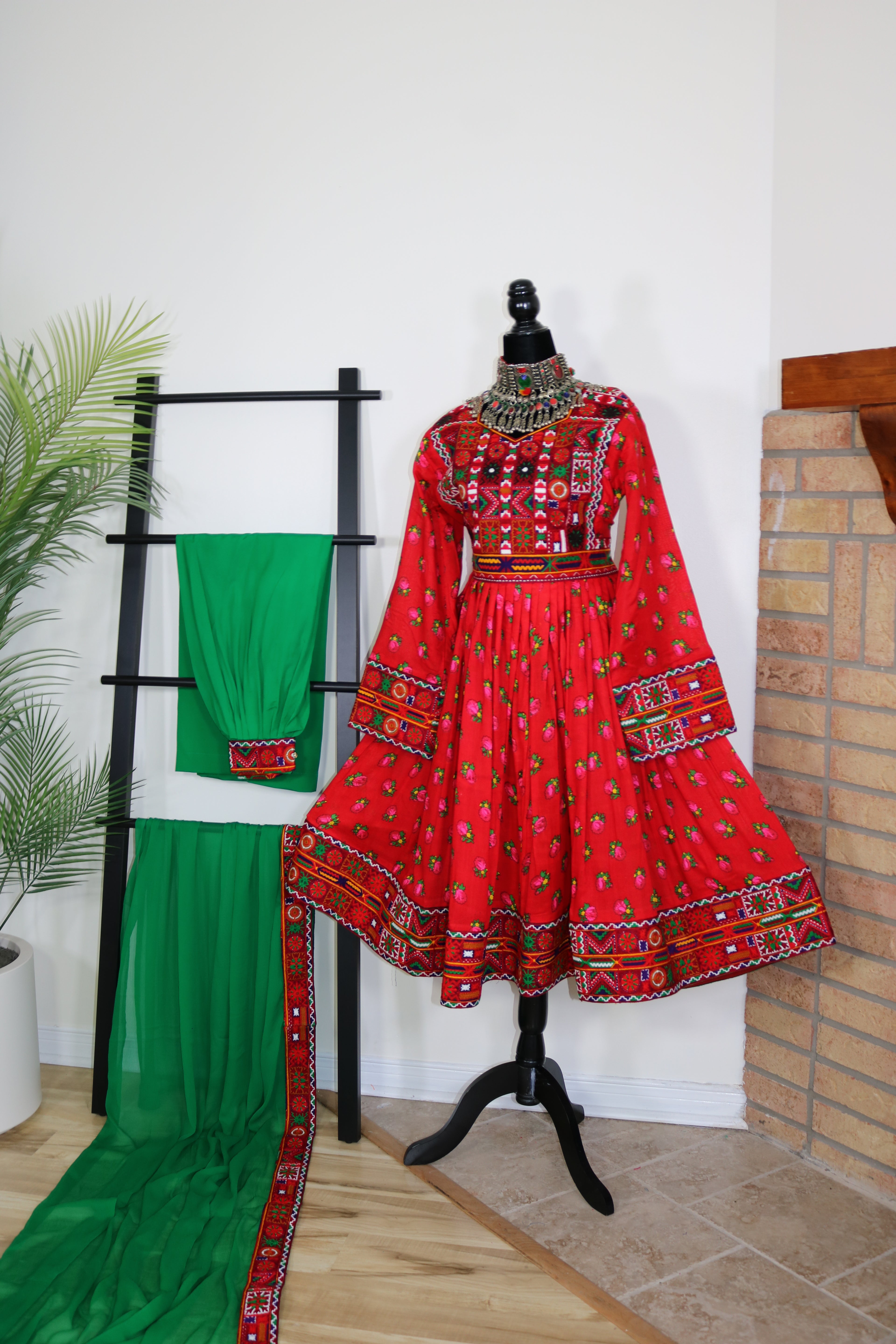 Wafaa Afghan Kuchi Dress 0566