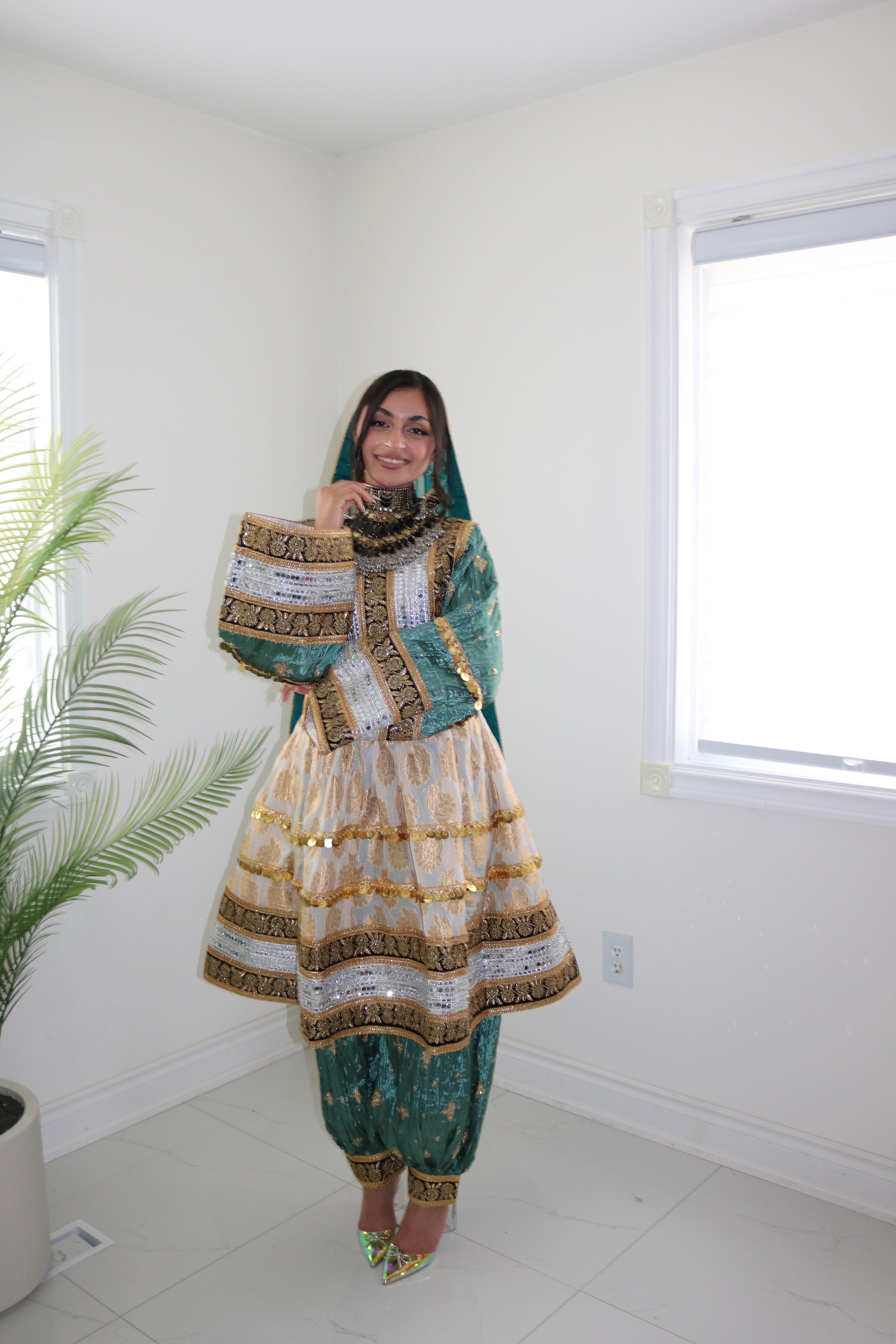Afghan Kuchi Dress (blue)