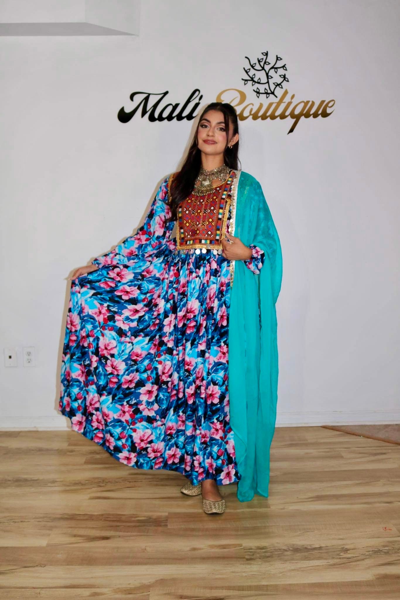 Gul Afghan Kuchi Dress