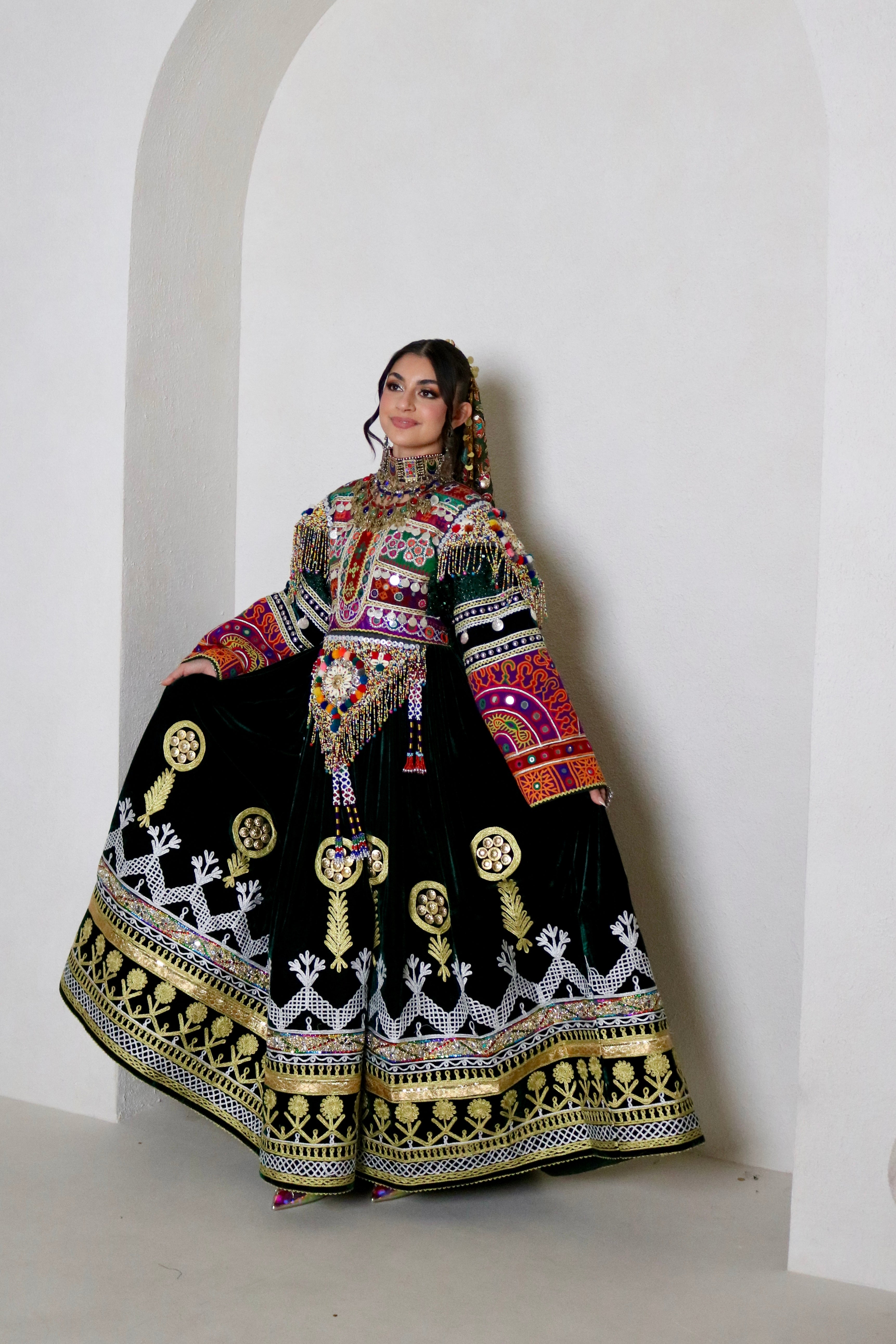 Sofia Afghan Kuchi Dress
