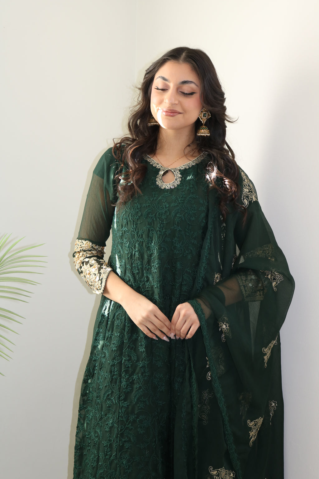 Green Kameez Salwar suit
