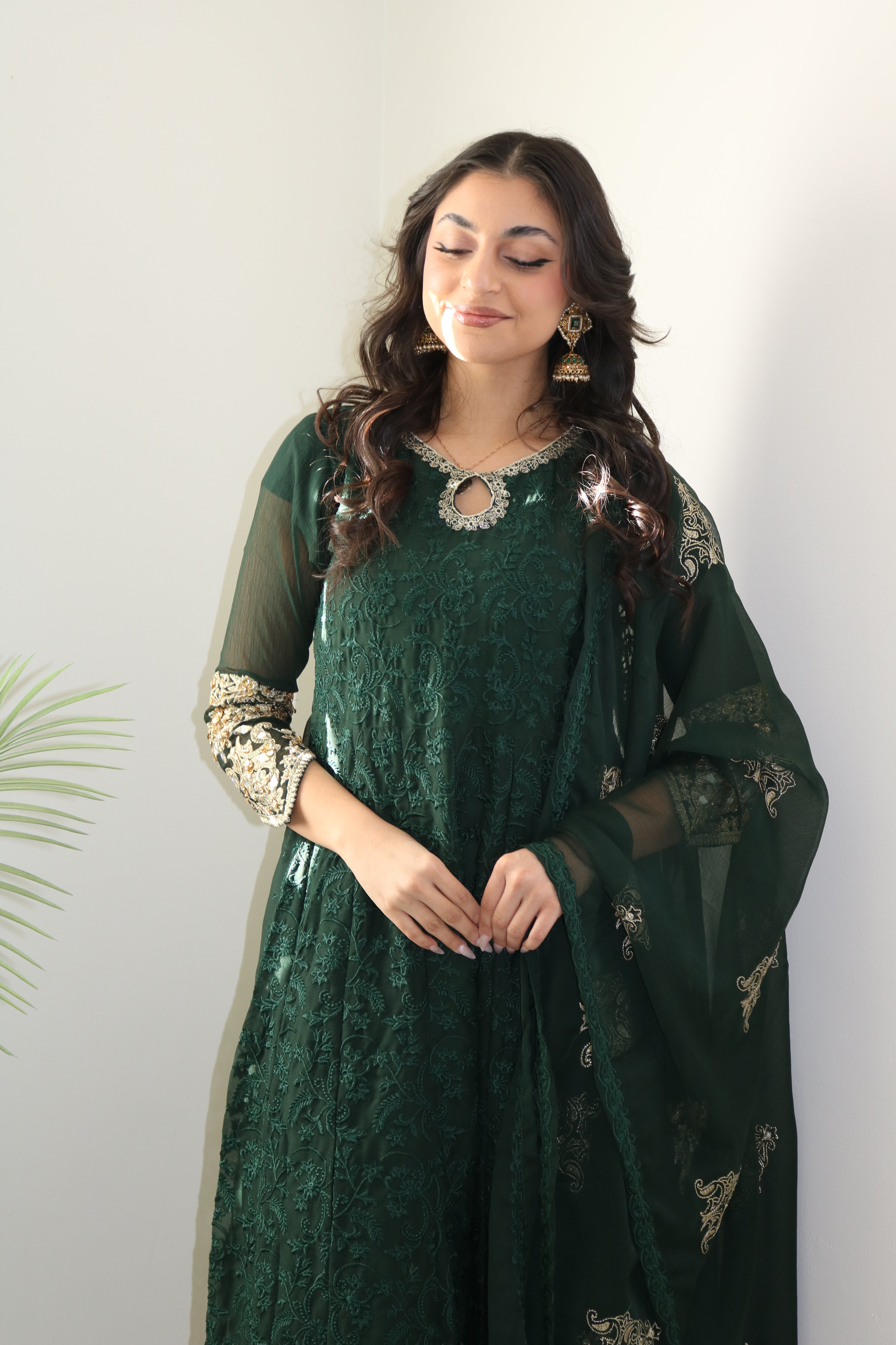 Green Kameez Salwar suit