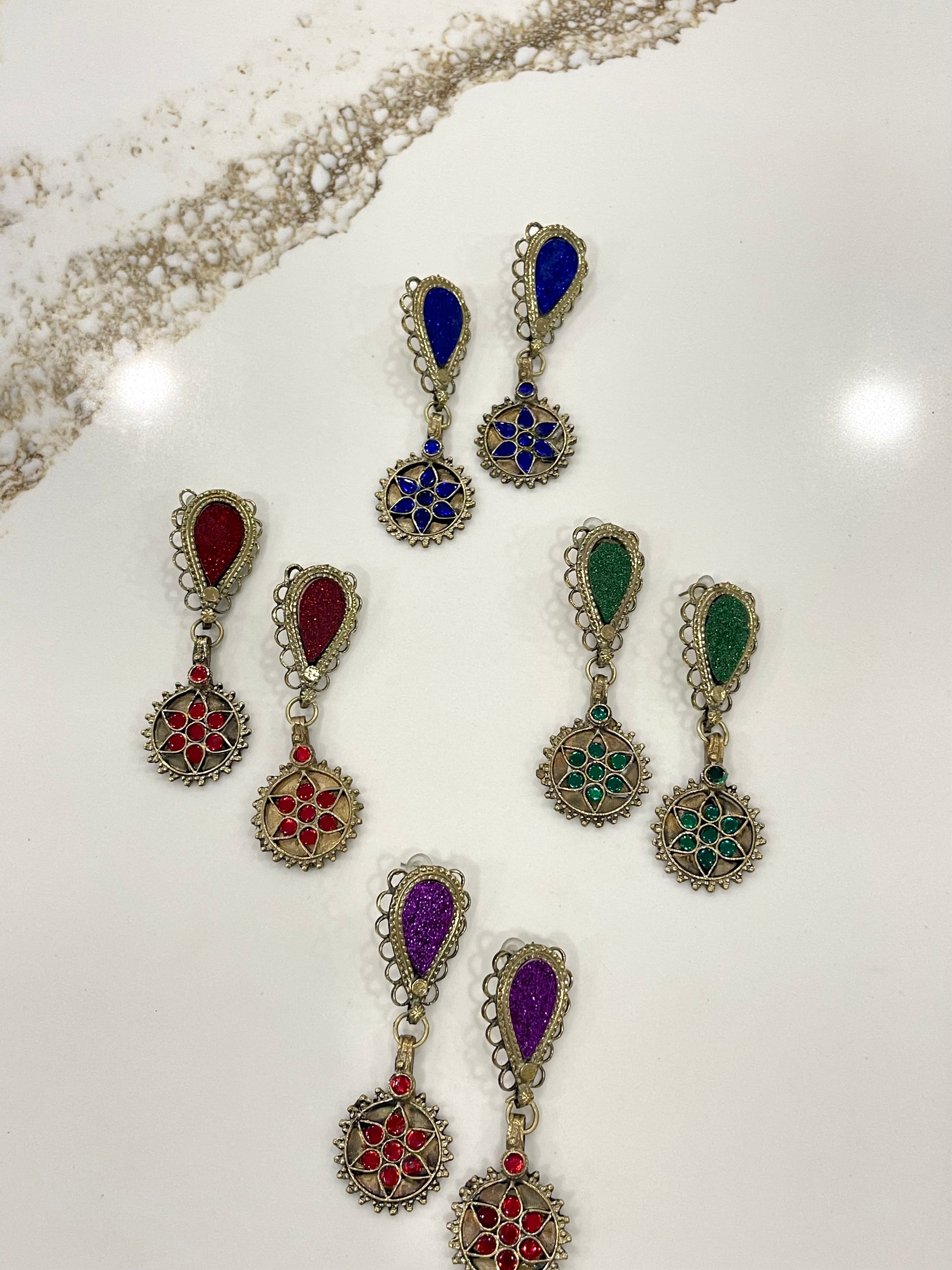 Afghan Antique Earrings 73