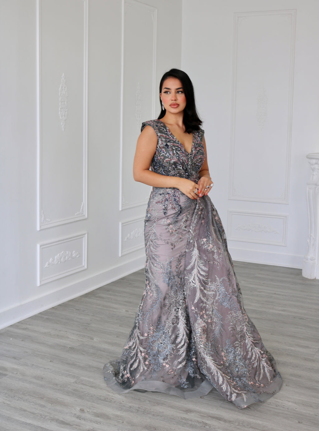 Beaded Evening Dress