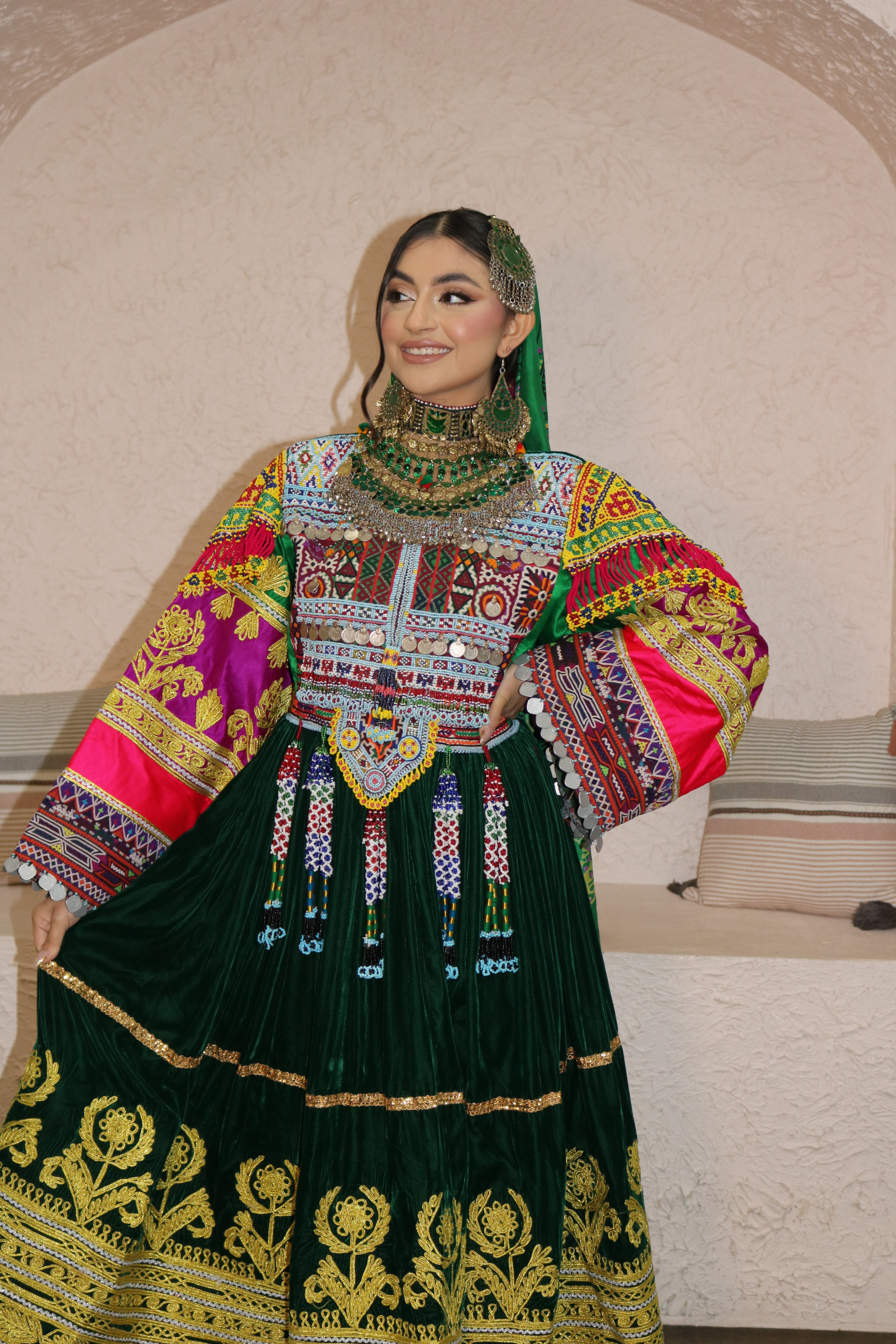 Farzaneh Afghan Kuchi Dress