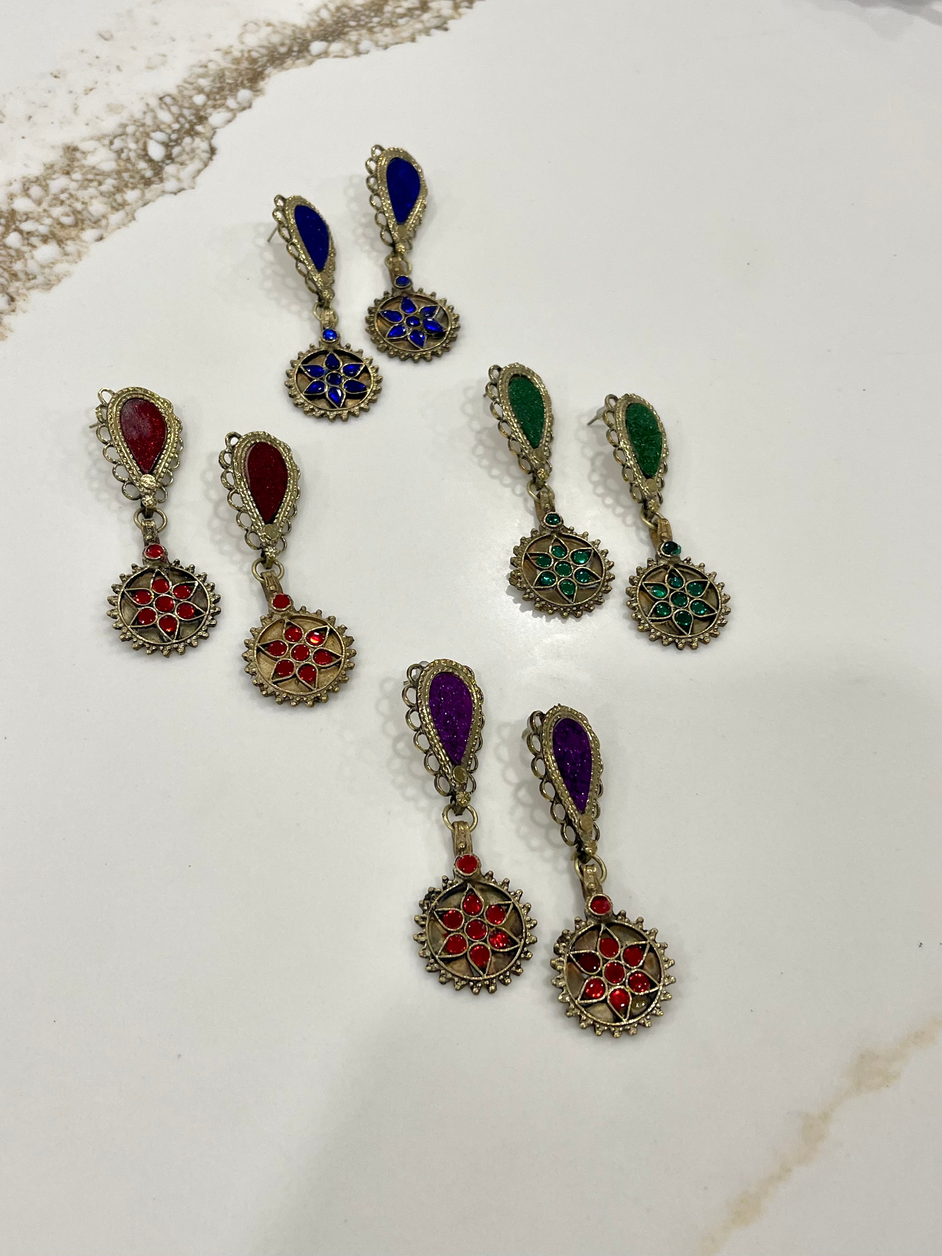 Afghan Antique Earrings 73