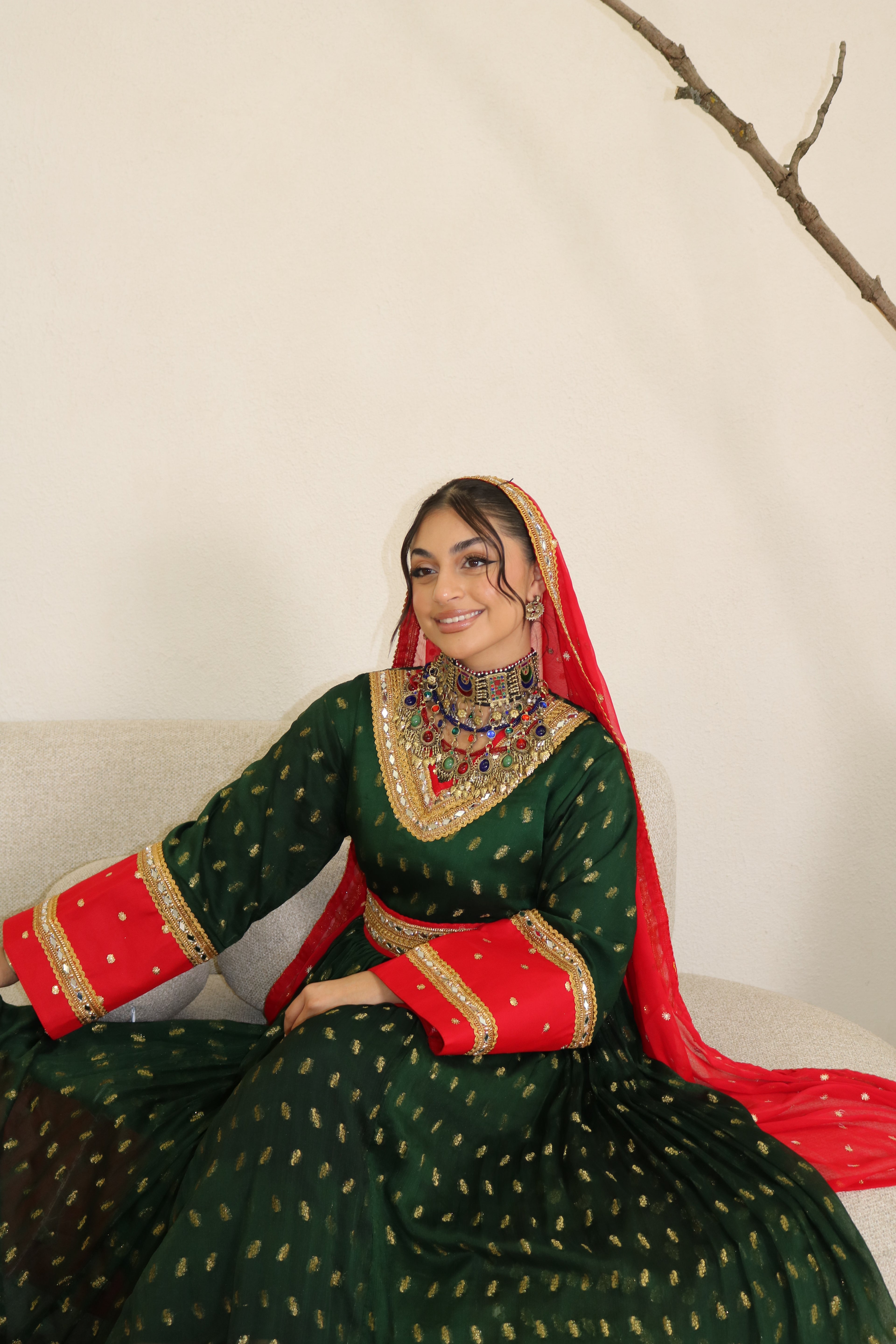 Mahira Afghan Kuchi Dress