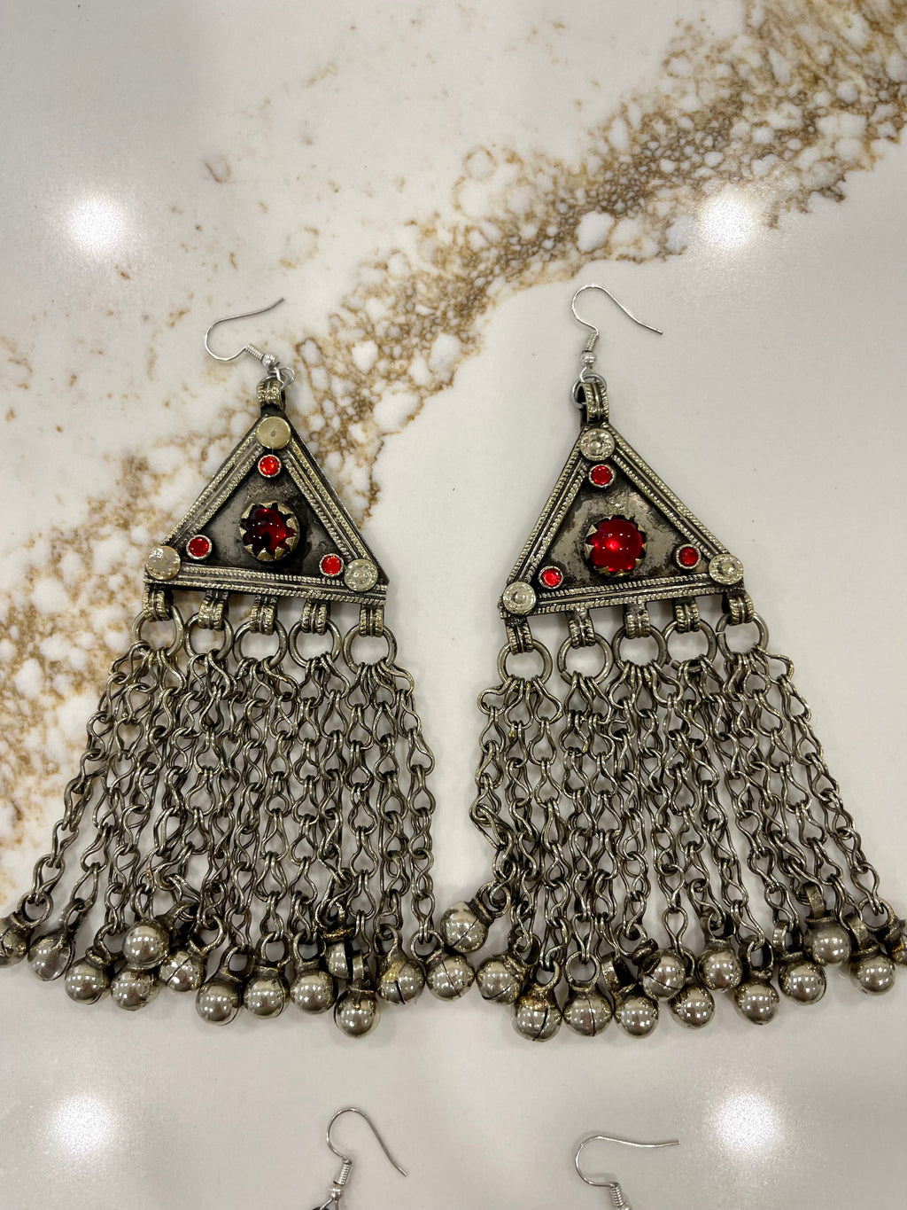 Afghan Tribal Antique Earrings