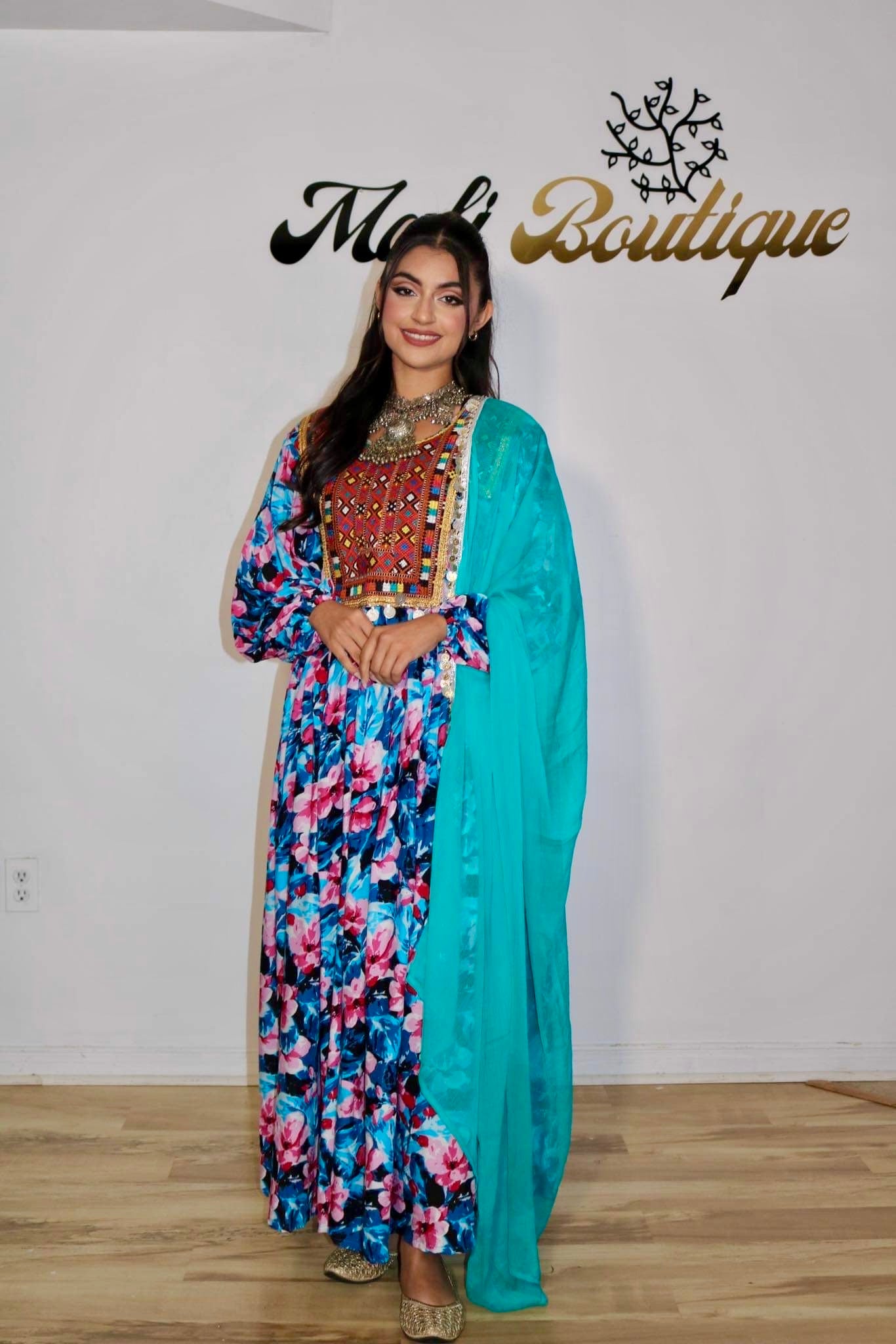 Gul Afghan Kuchi Dress