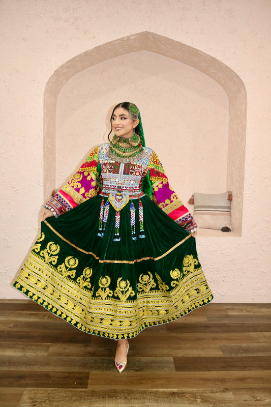 Farzaneh Afghan Kuchi Dress