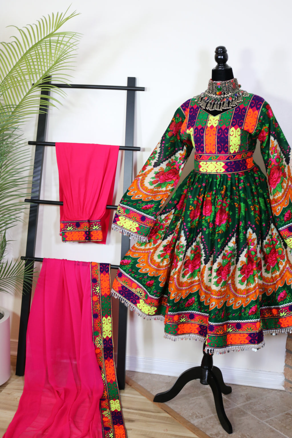 Wafaa Afghan Kuchi Dress 0563