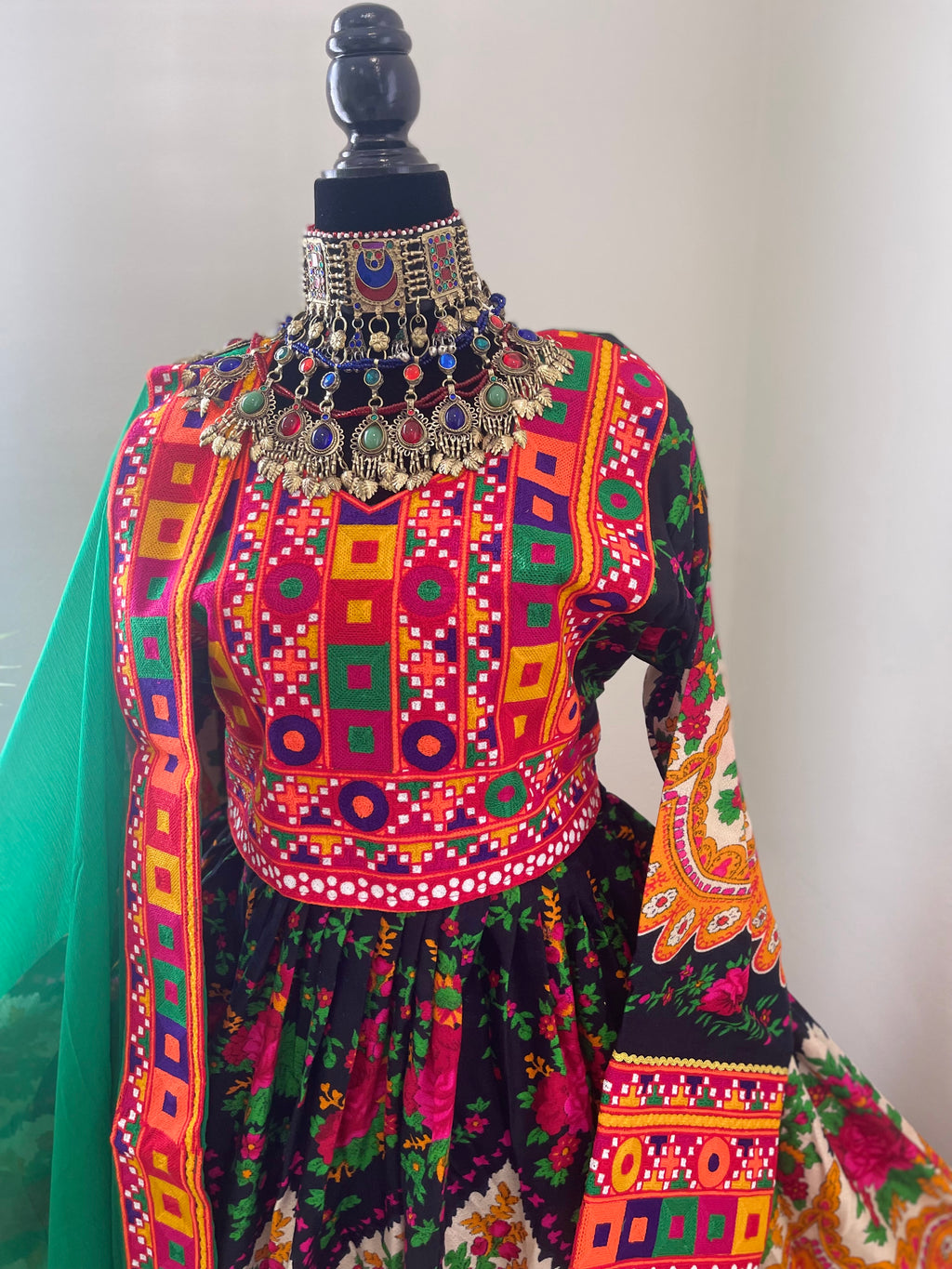 Wafaa Afghan Kuchi Dress 0513