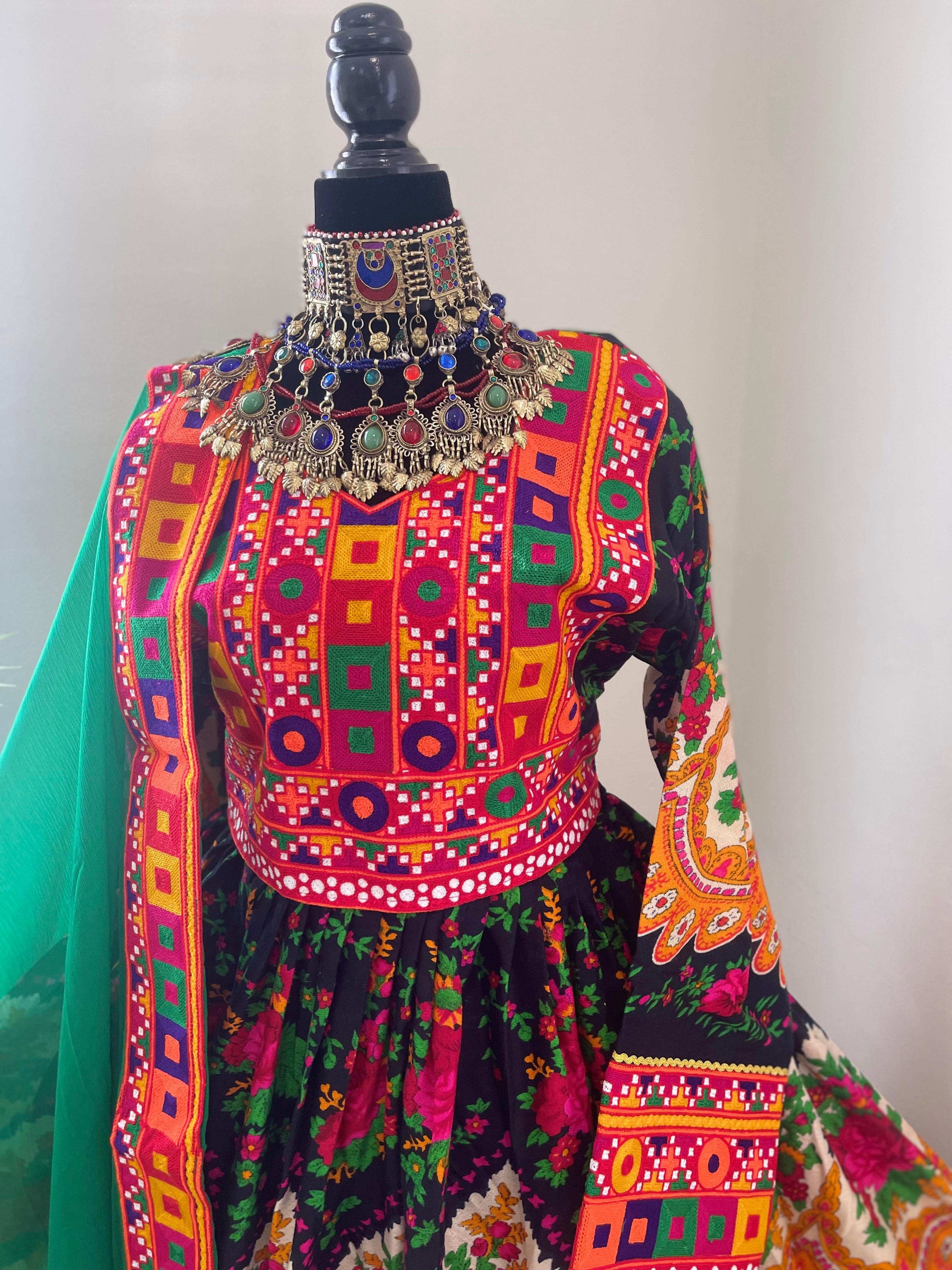 Wafaa Afghan Kuchi Dress 0513