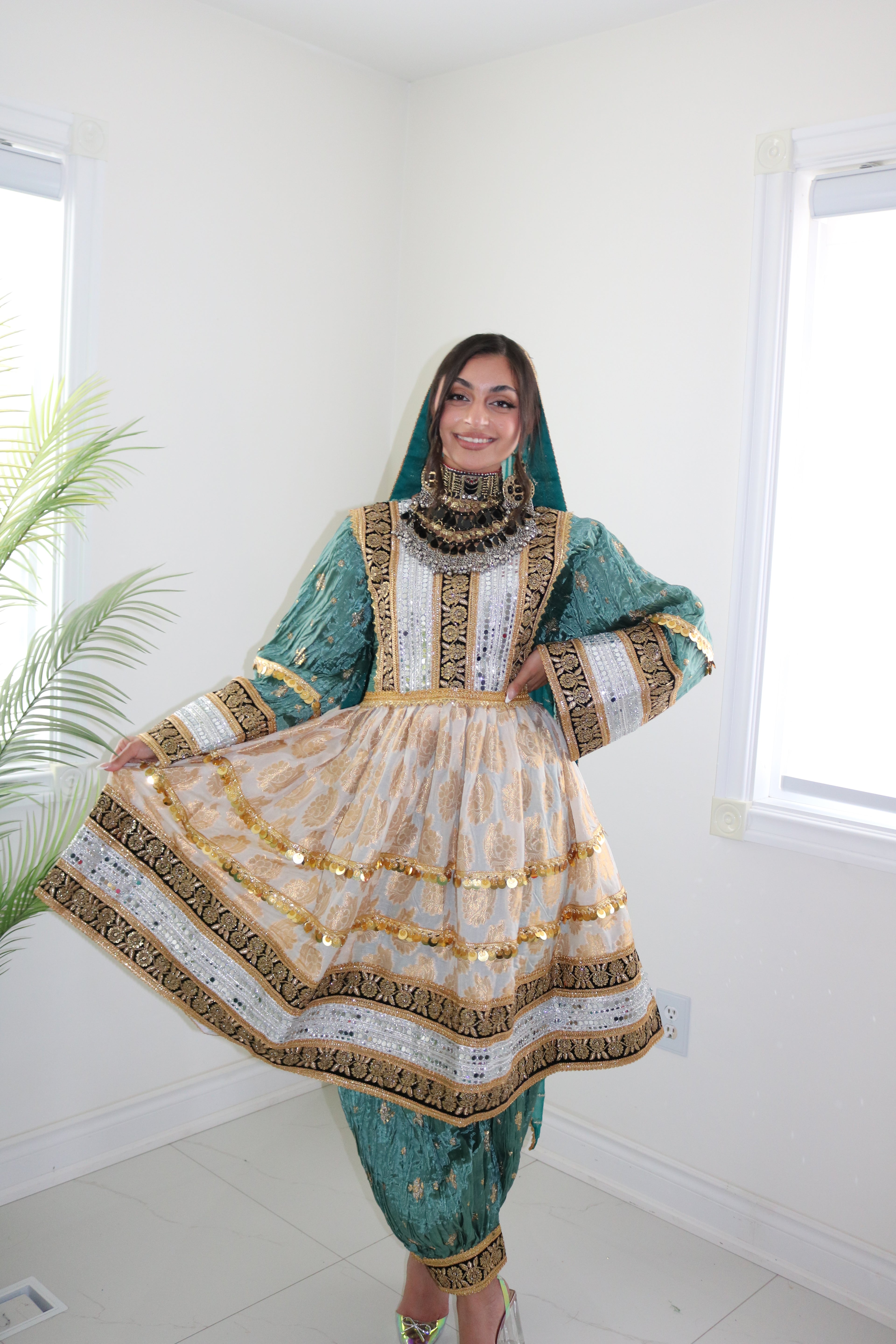 Afghan Kuchi Dress (blue)