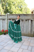 Sarah Afghan Kuchi Dress (green)