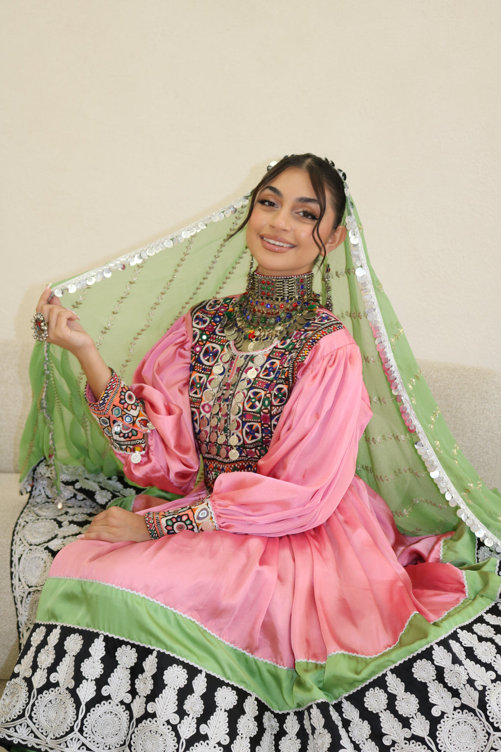 Latifa Afghan Kuchi Dress