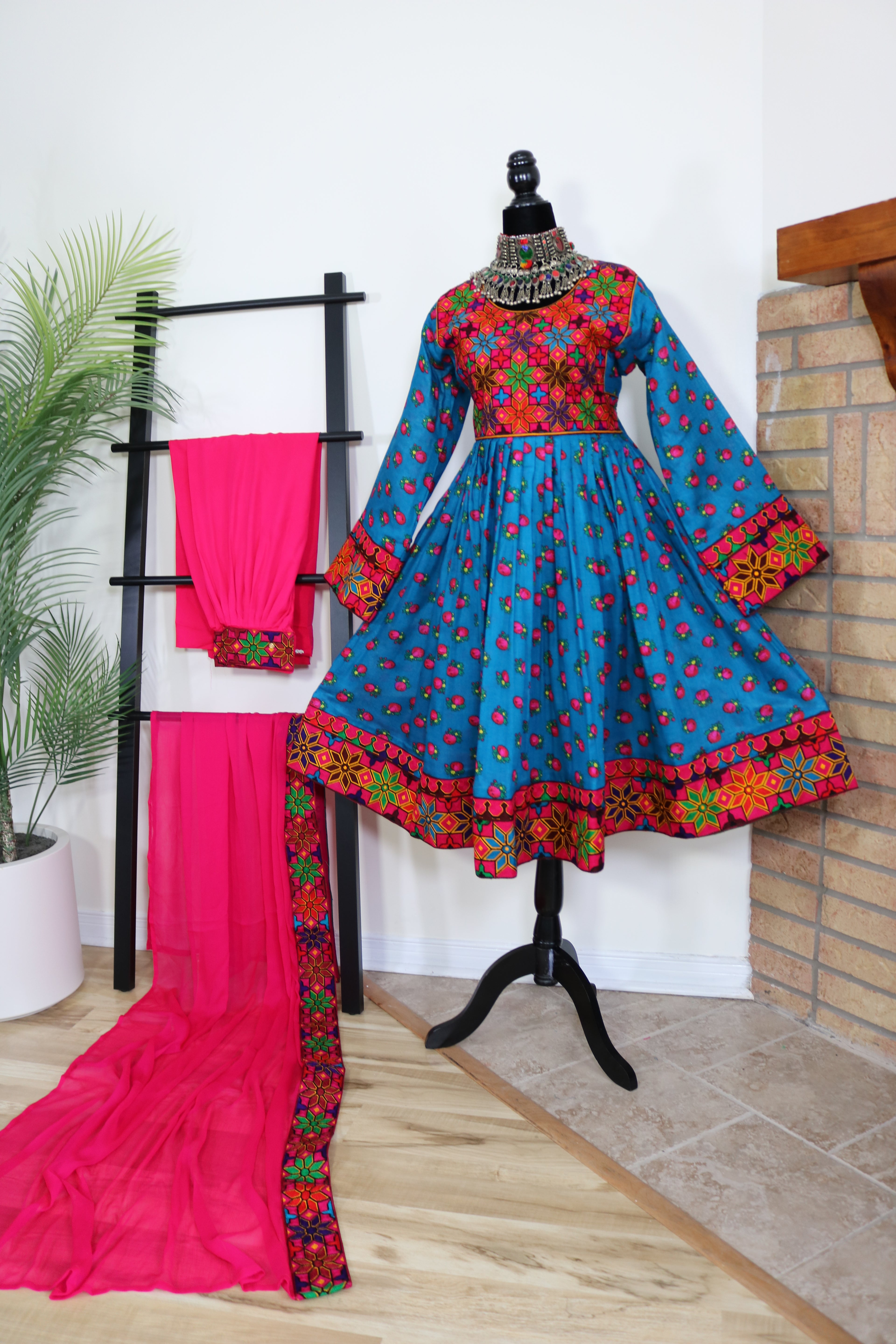 Wafaa Afghan Kuchi Dress 0564
