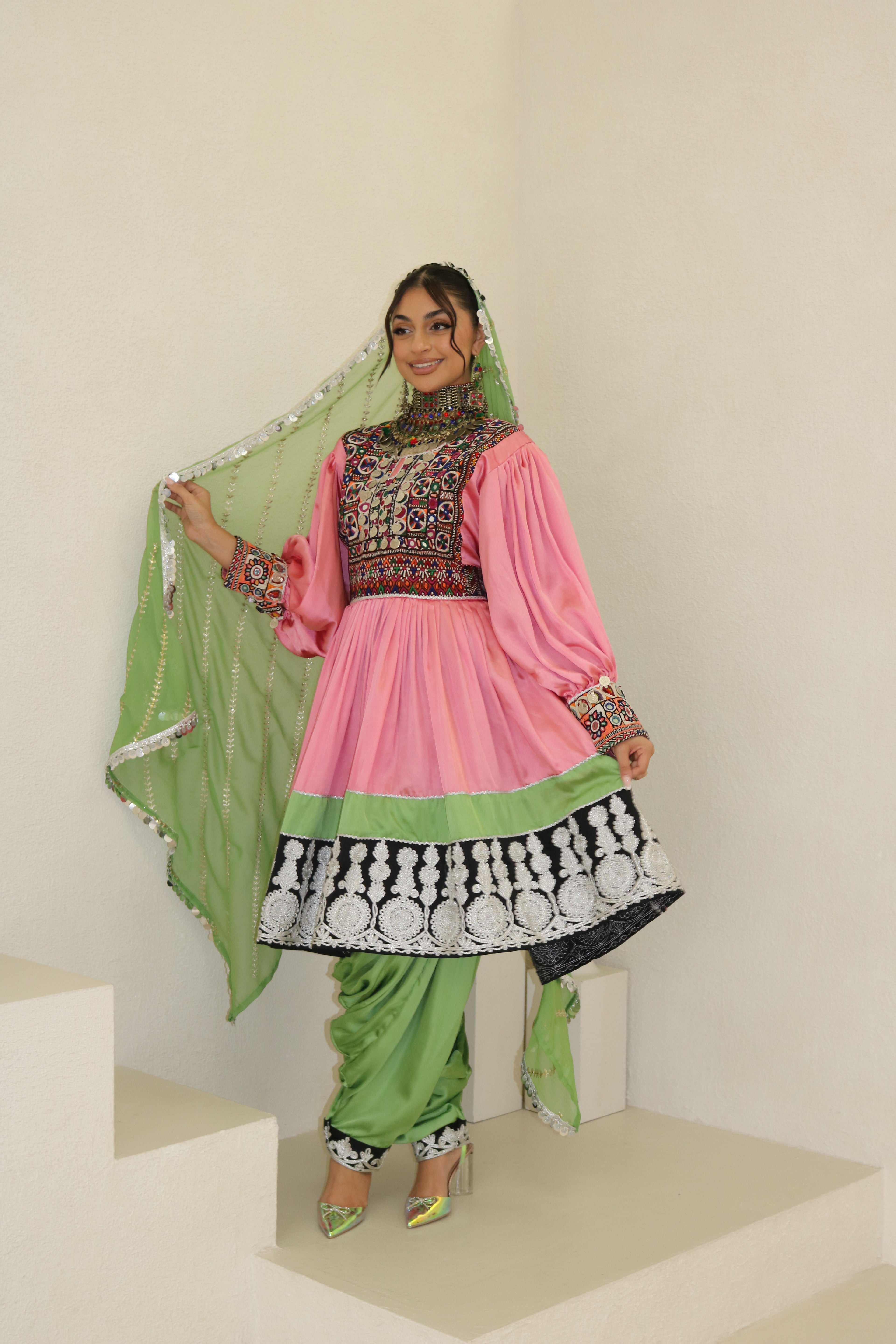 Latifa Afghan Kuchi Dress